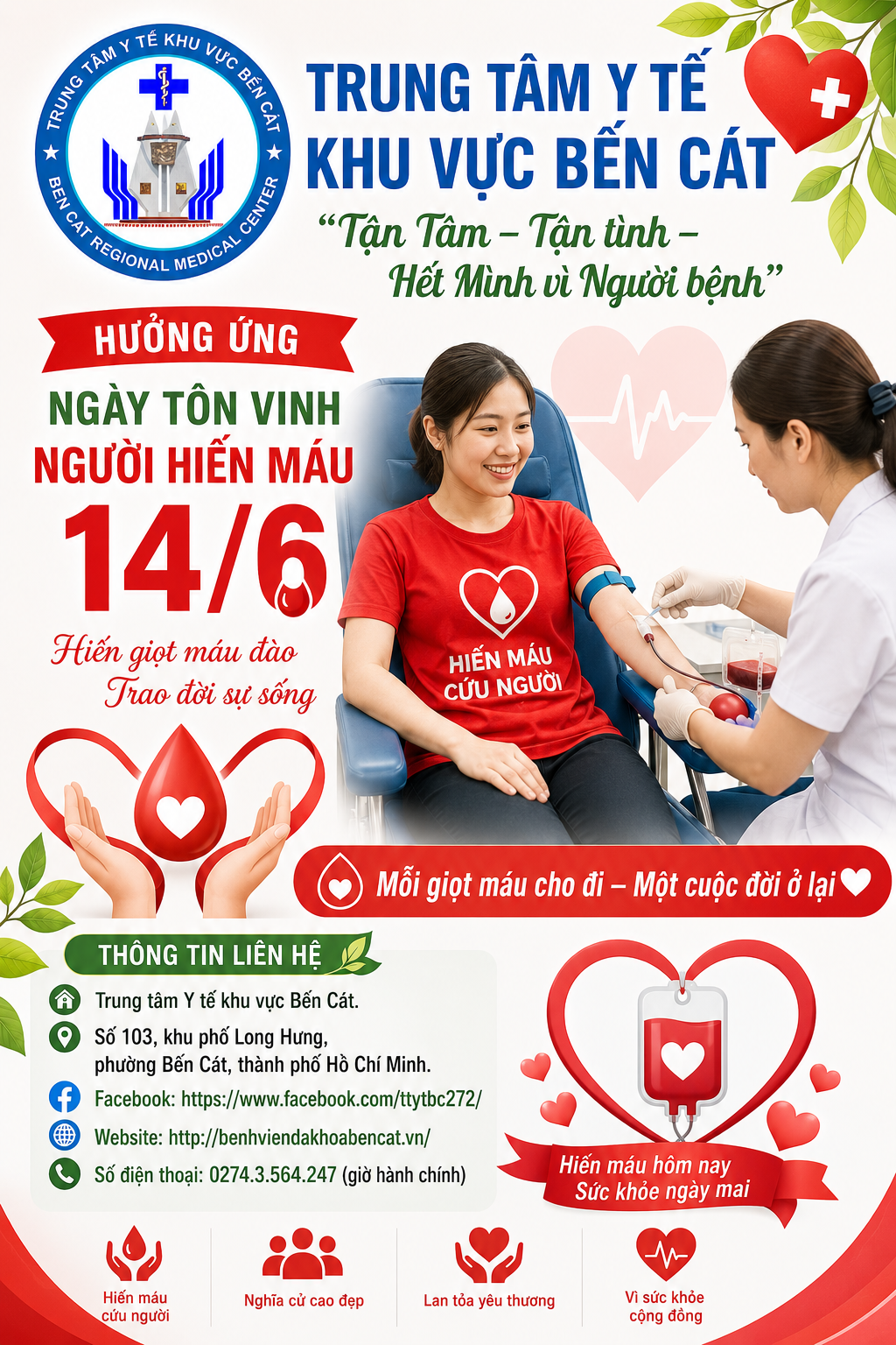 🔴 KỶ NIỆM NGÀY QUỐC TẾ NGƯỜI HIẾN MÁU 14/06: TÔN VINH NGHĨA CỬ CAO ĐẸP ❤️