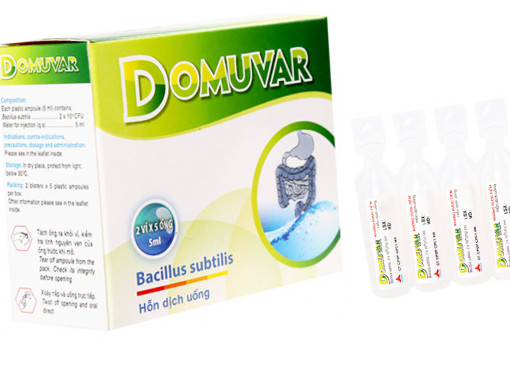 Thuốc Domuvar: Men tiêu hoá