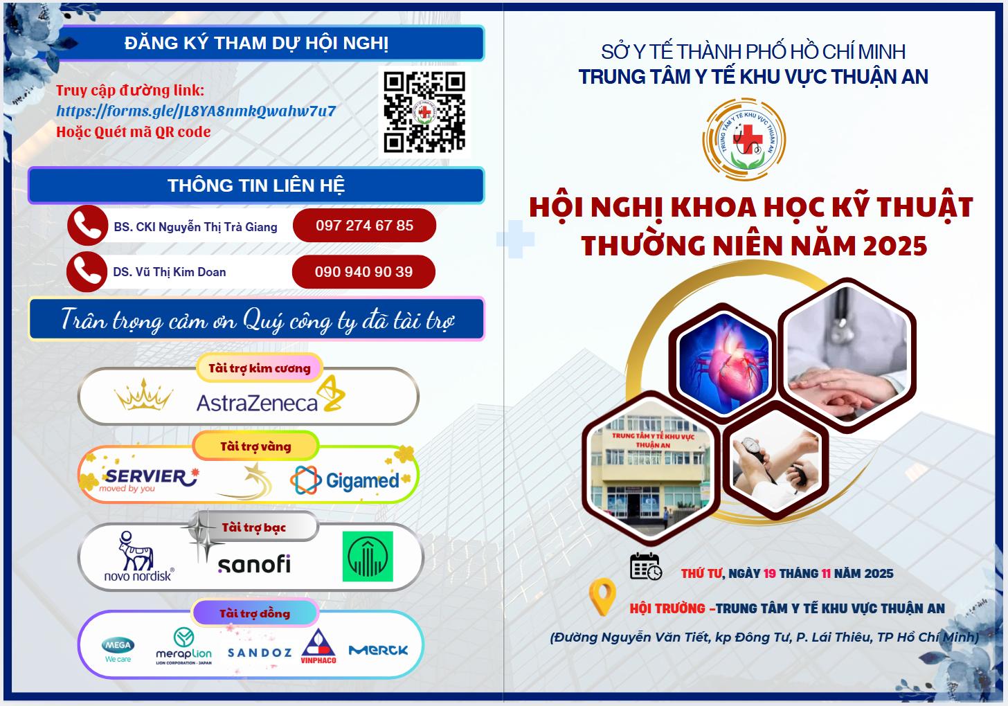 HỘI NGHỊ KHOA HỌC KỸ THUẬT THƯỜNG NIÊN  TRUNG TÂM Y TẾ KHU VỰC THUẬN AN NĂM 2025.