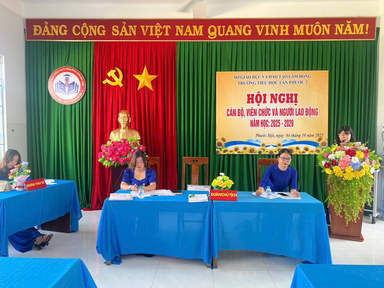 HỘI NGHỊ CÁN BỘ, VIÊN CHỨC, NGƯỜI LAO ĐỘNG - NĂM HỌC 2025-2026