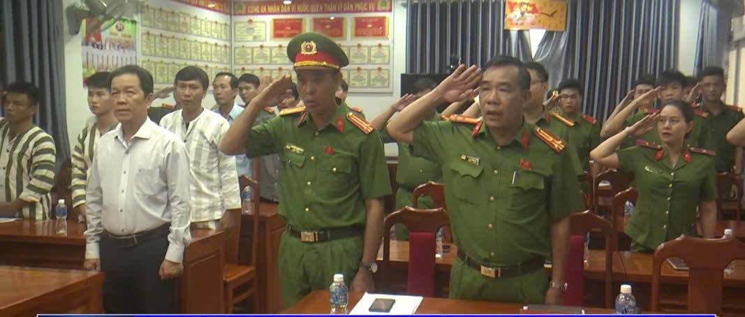 Phân trại tạm giam số 9 công bố quyết định đặc xá đợt 2 năm 2025