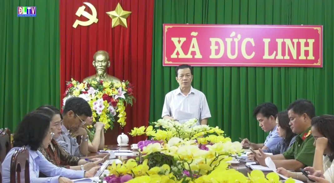 UBND xã Đức Linh đánh giá tình hình kinh tế- xã hội tháng 7 năm 2025