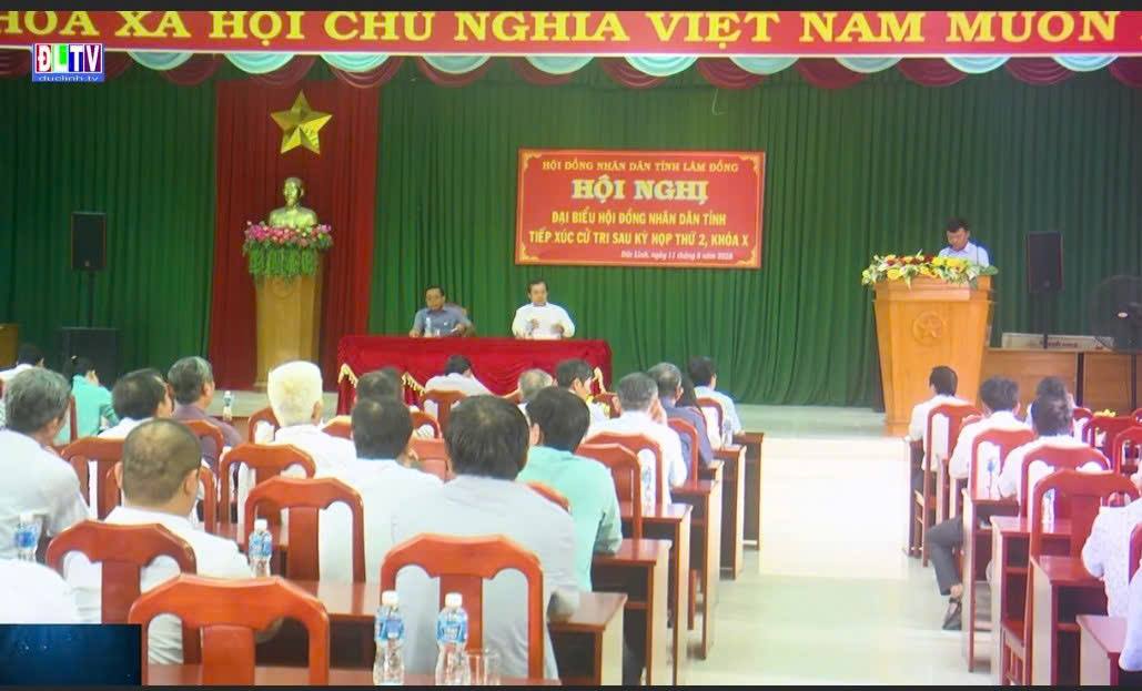 Đại biểu HĐND tỉnh Lâm Đồng tiếp xúc cử tri xã Đức Linh