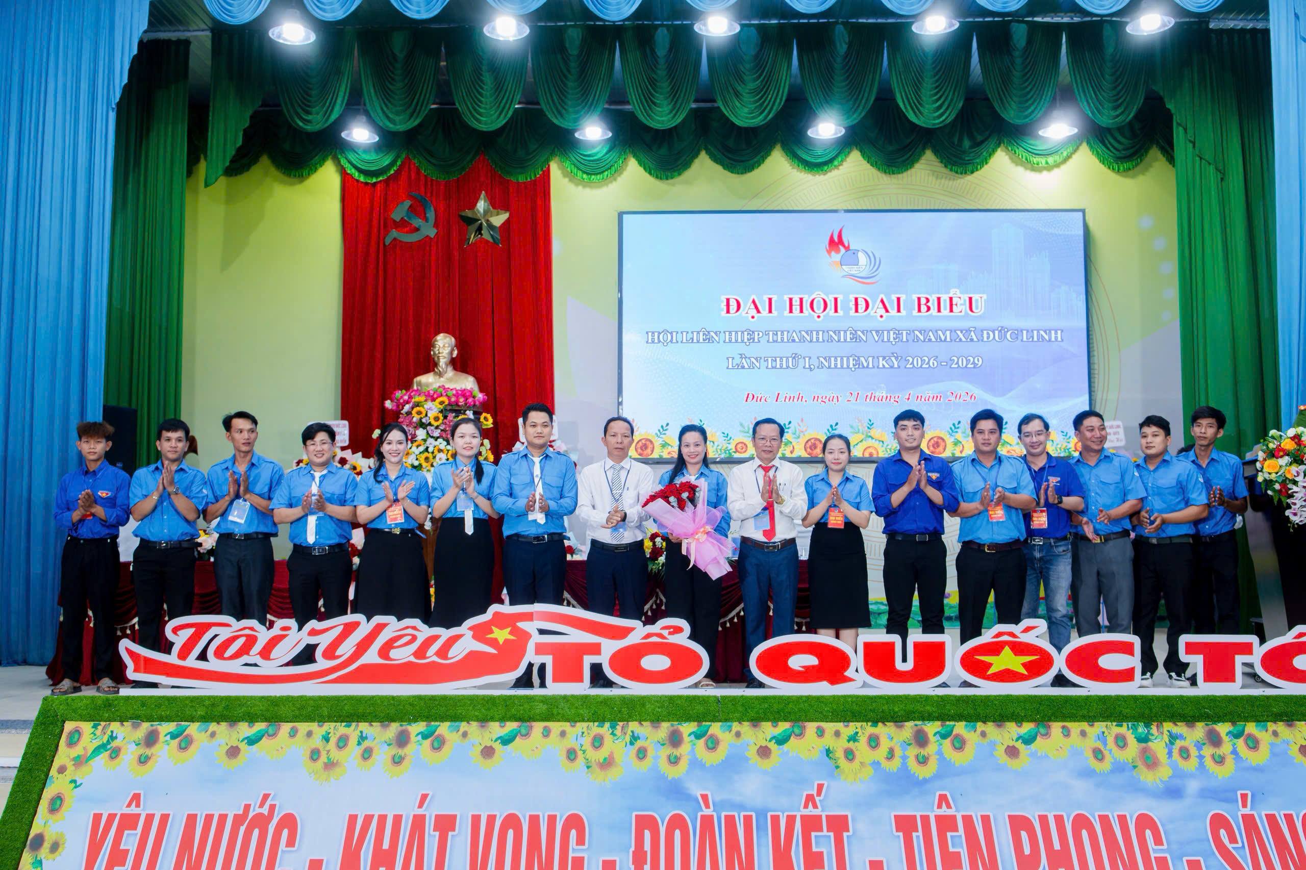 ĐẠI HỘI ĐẠI BIỂU HỘI LIÊN HIỆP THANH NIÊN VIỆT NAM XÃ ĐỨC LINH LẦN THỨ I, NHIỆM KỲ 2026–2029 DIỄN RA THÀNH CÔNG TỐT ĐẸP