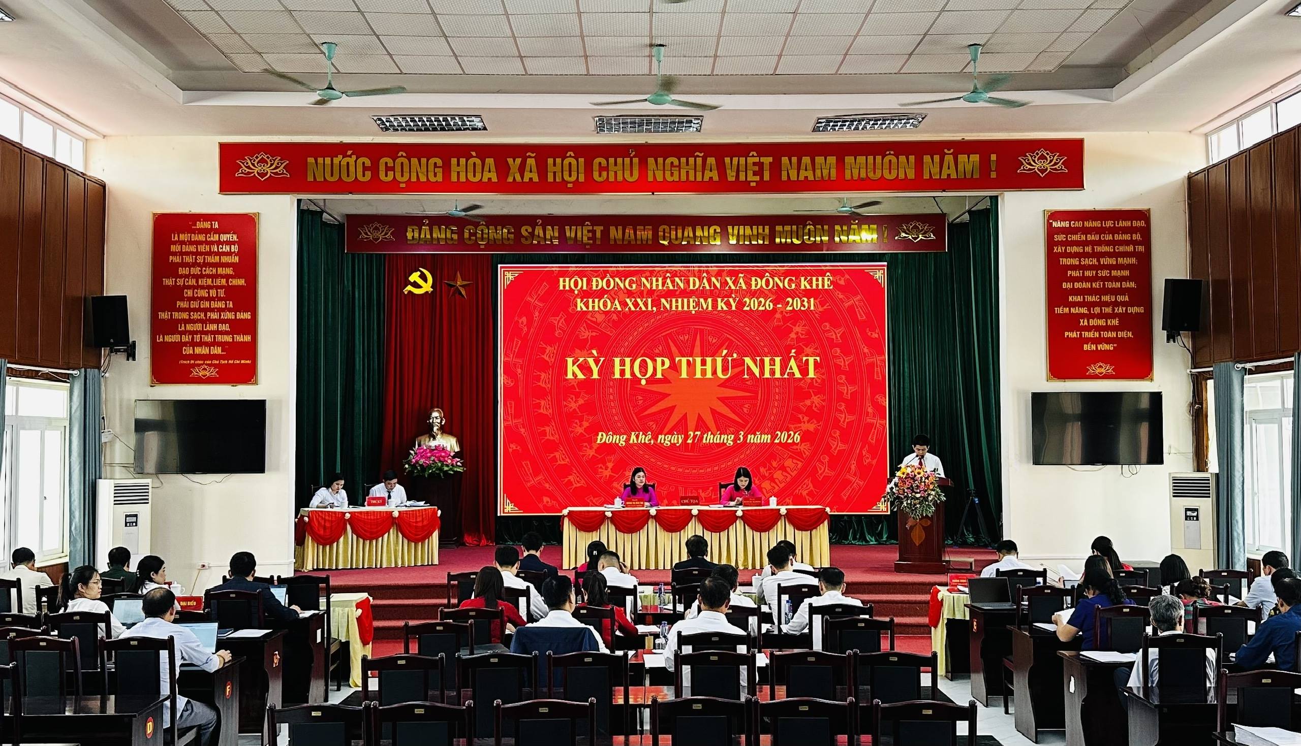 HĐND xã Đông Khê tổ chức Kỳ họp thứ nhất khóa XXI, nhiệm kỳ 2026 – 2031