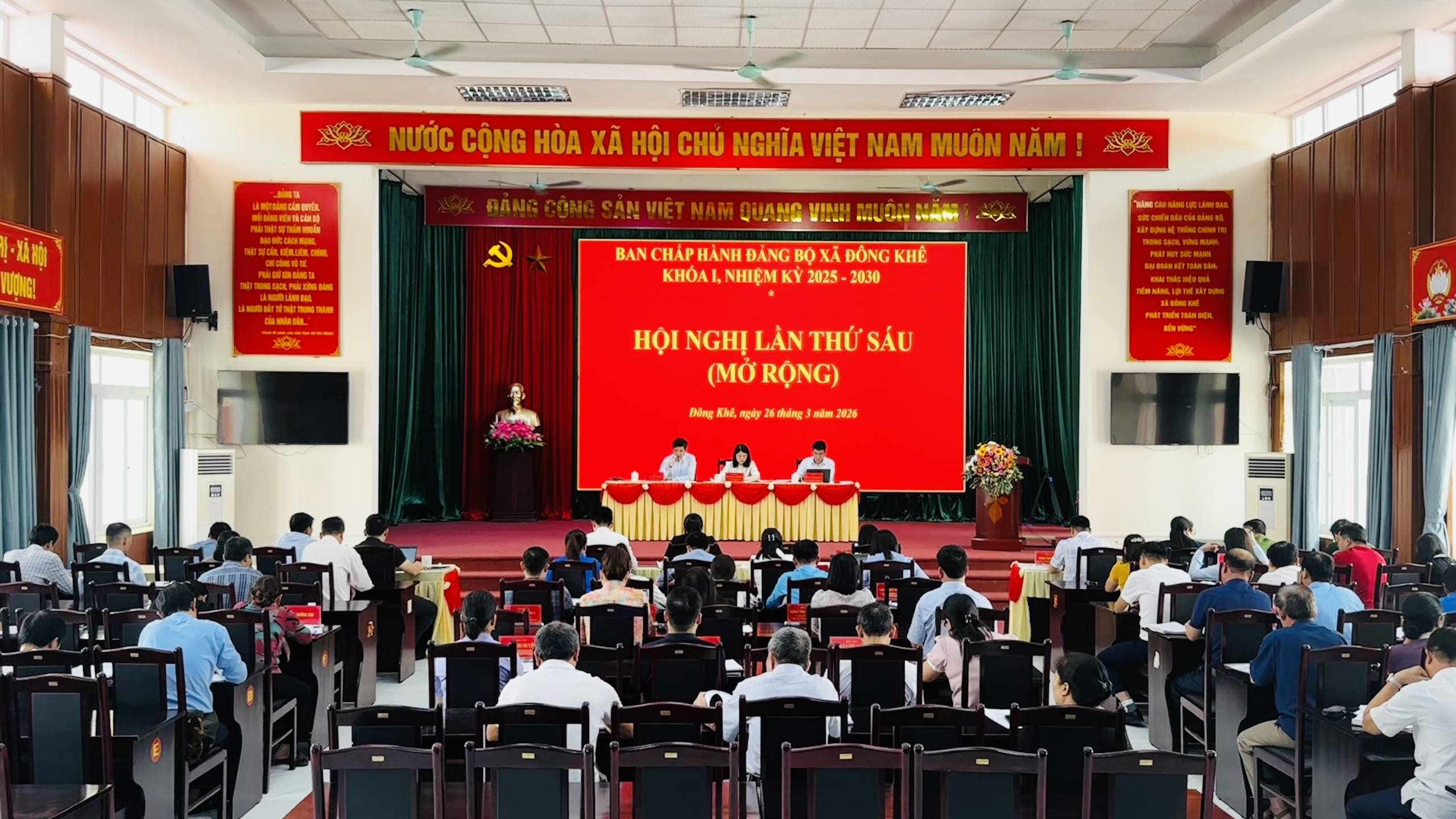 Hội nghị Ban Chấp hành Đảng bộ xã Đông Khê lần thứ 6, khóa I, nhiệm kỳ 2025 – 2030
