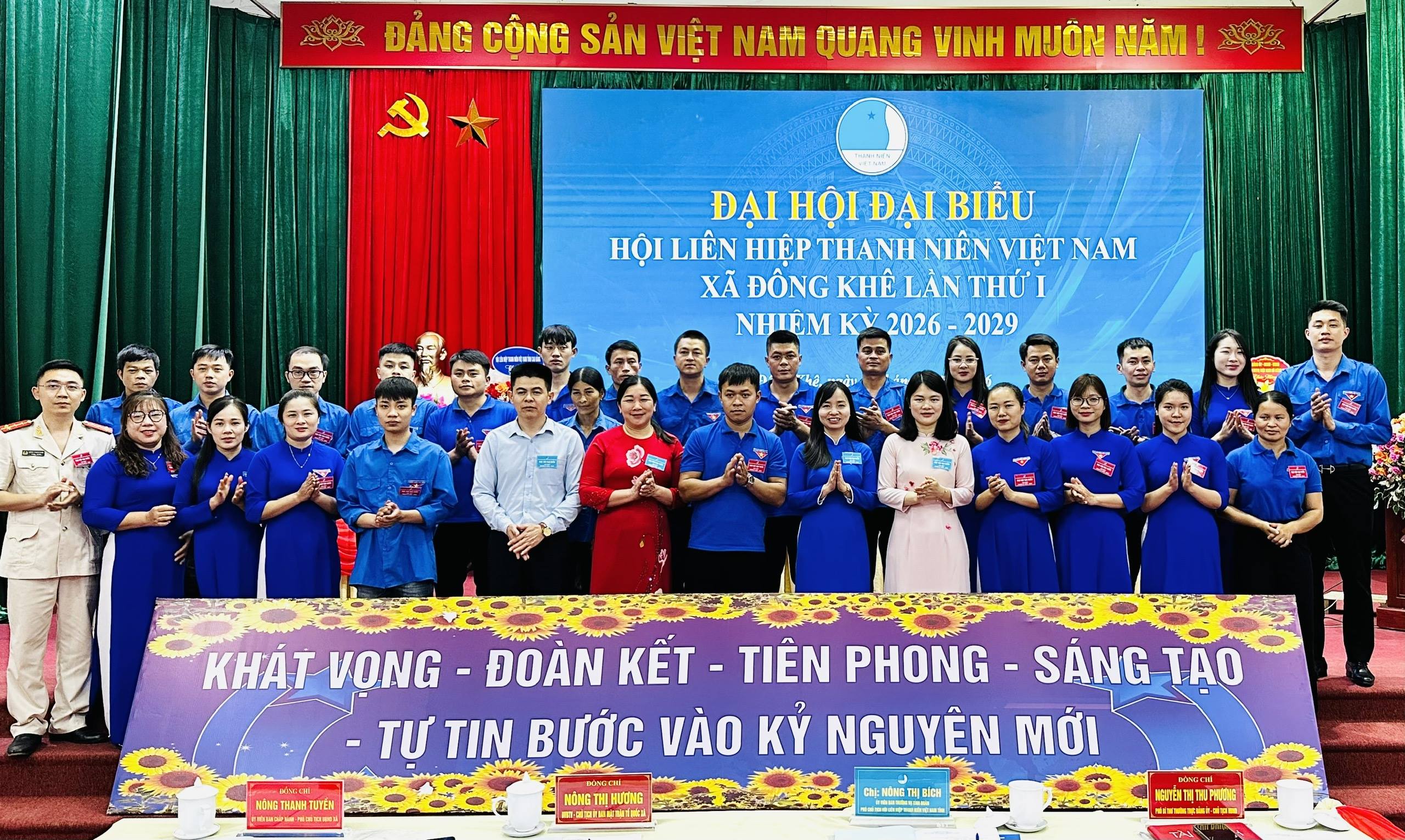 Đại hội Đại biểu Hội Liên hiệp thanh niên Việt Nam xã Đông Khê lần thứ I, nhiệm kỳ 2026 – 2029