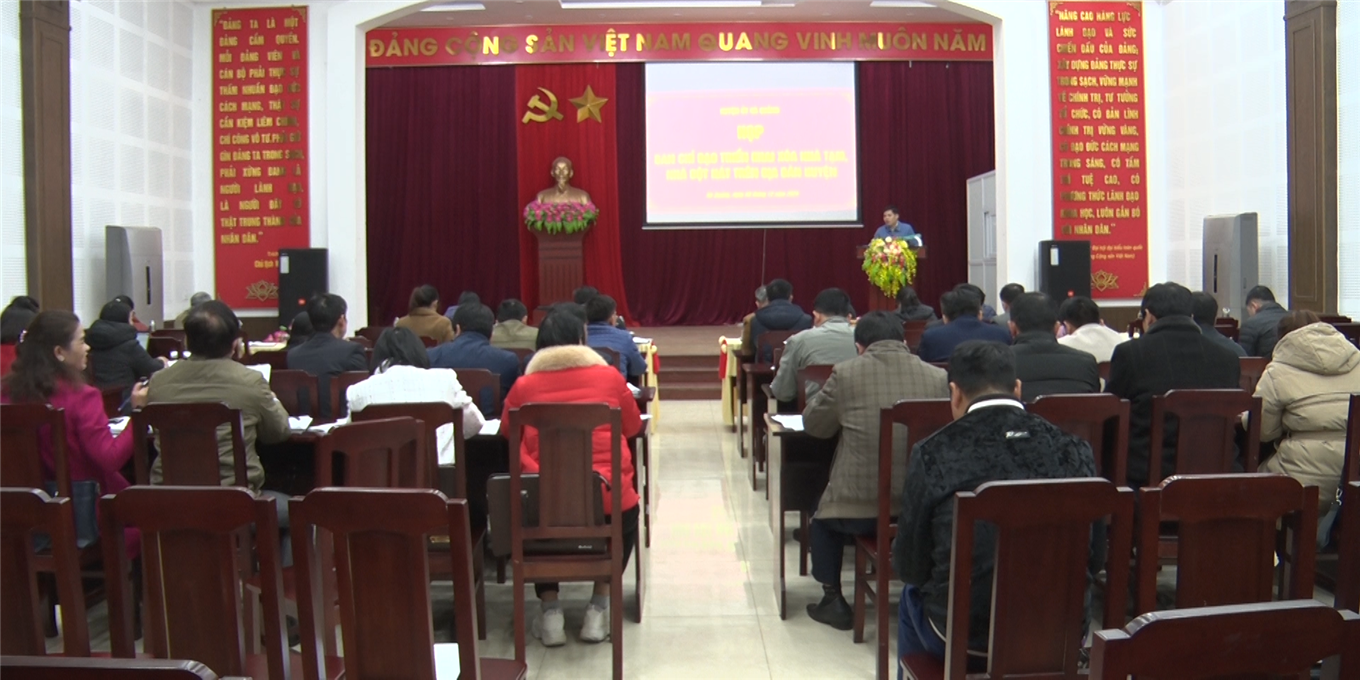 Họp Ban chỉ đạo xoá nhà tạm nhà dột nát năm 2024