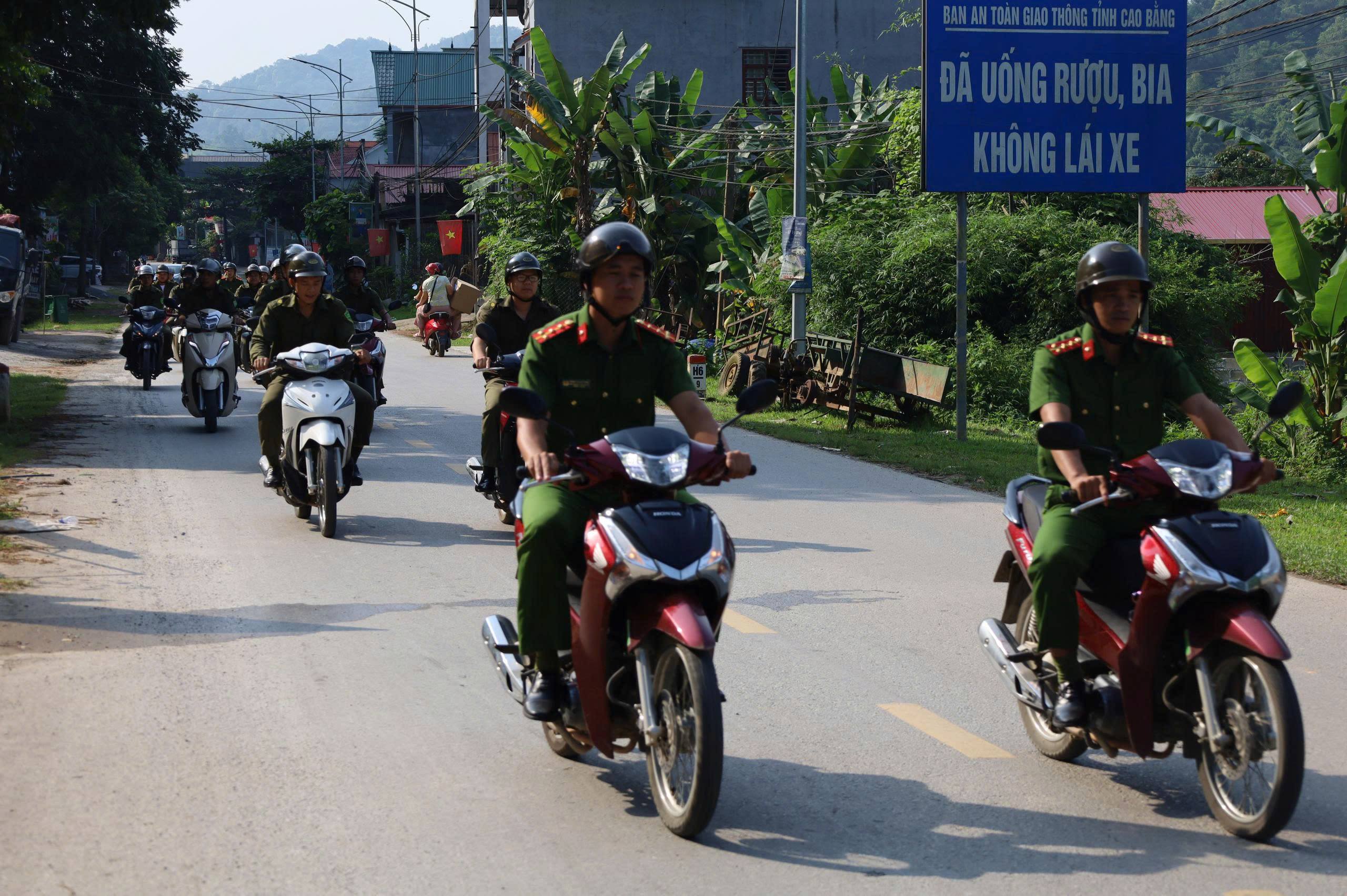 Công an xã Trường Hà - Lễ ra quân thực hiện cao điểm trấn áp tội phạm