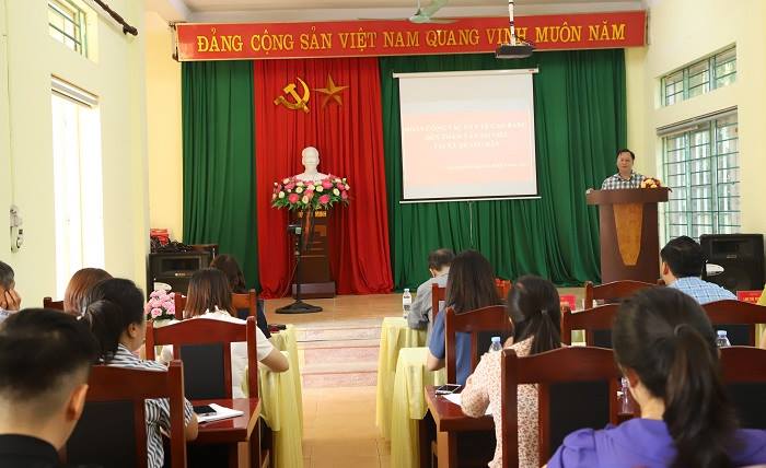 Sở Y tế làm việc với xã Quang Hán