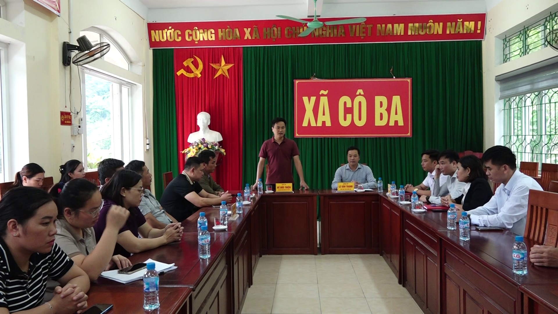 Đoàn công tác của xã Hạ Lang đi học tập, trao đổi kinh nghiệm tại xã Bảo Lâm, xã Cô Ba và xã Nam Tuấn