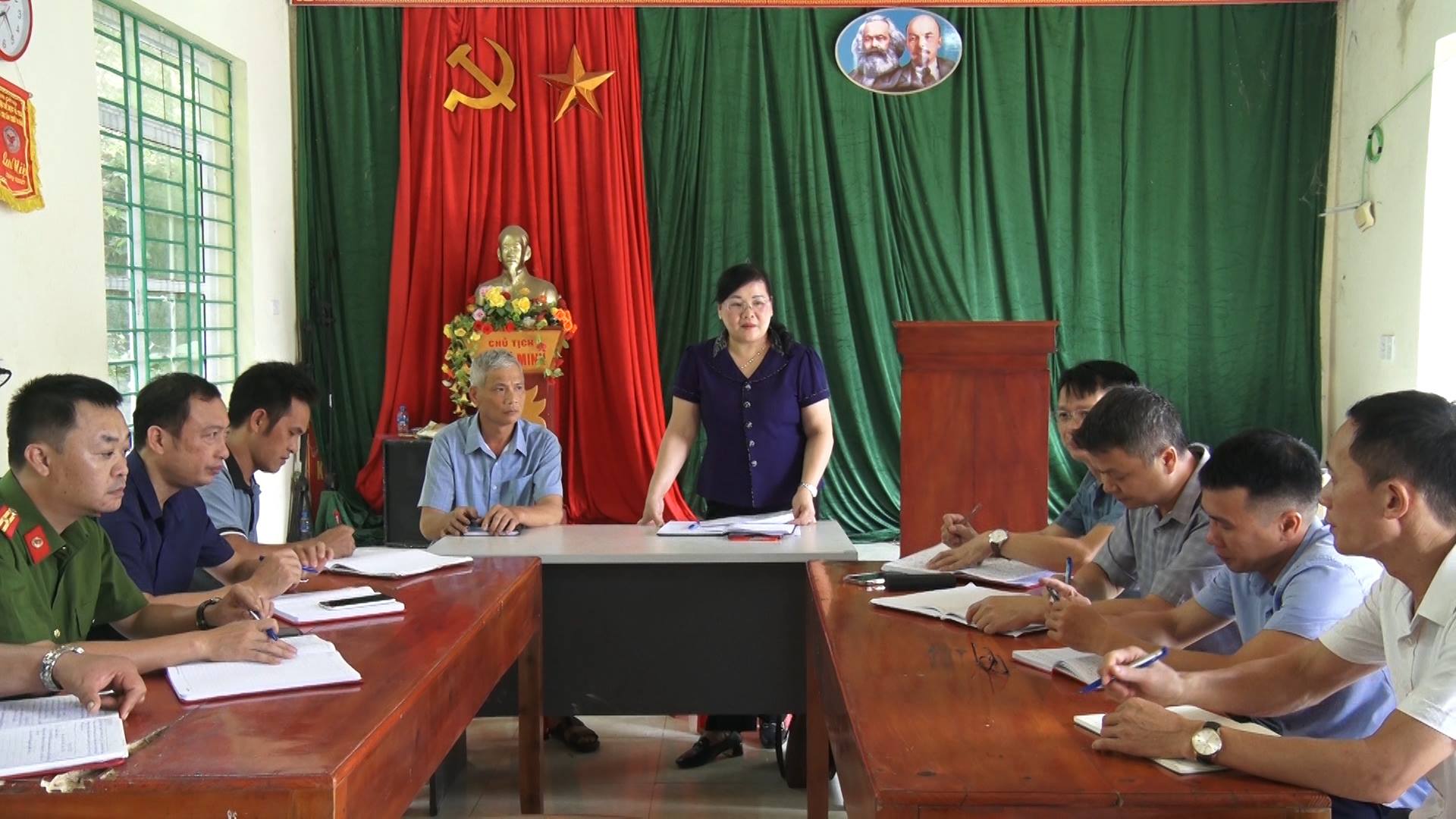 Đảng ủy xã Bảo Lạc: Kiểm tra&nbsp;&nbsp;và nắm tình hình phát triển kinh tế- xã hội-an ninh quốc phòng tại xóm Nà Đuốn, Bản Piậy