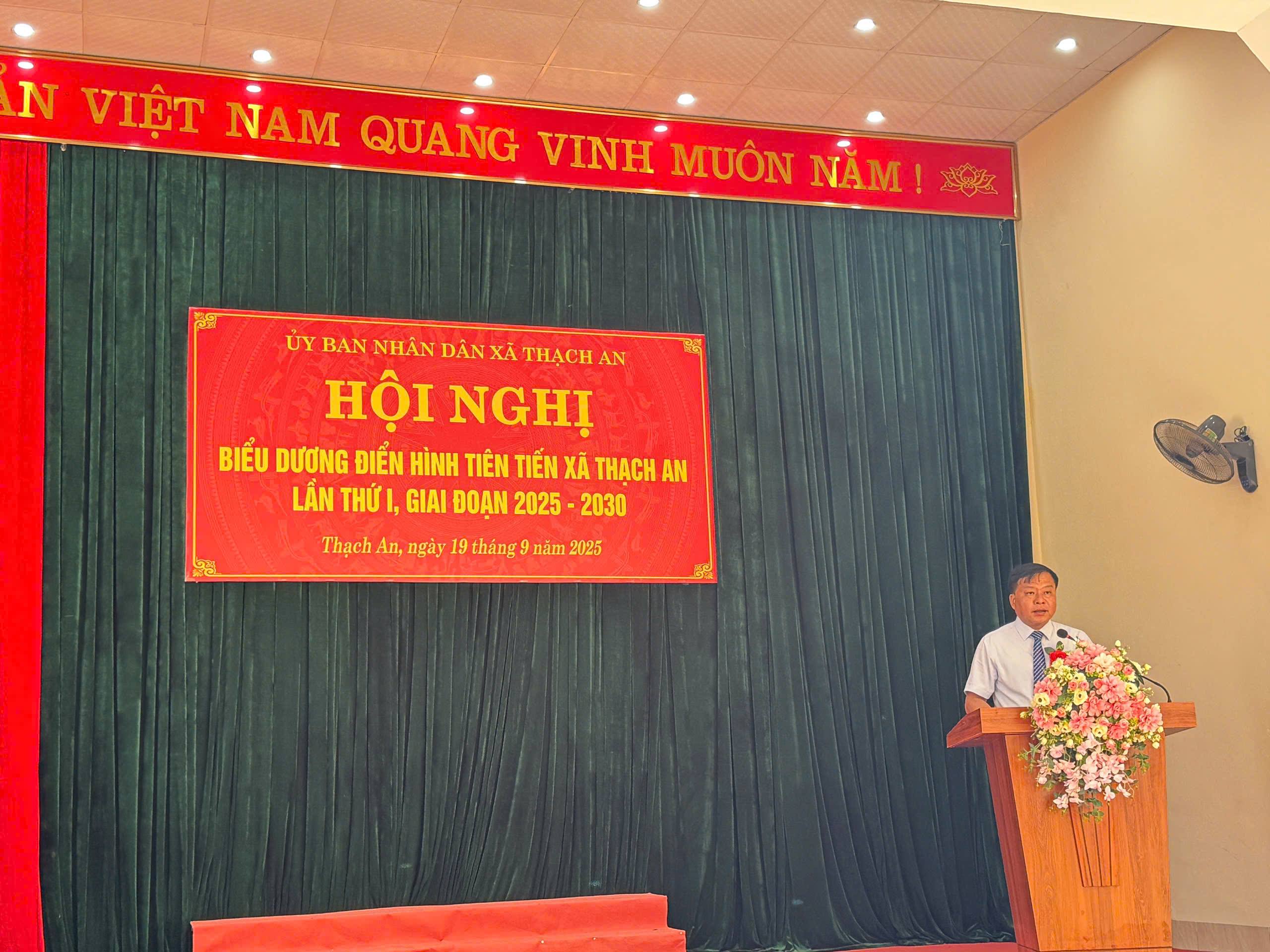 Hội nghị biểu dương điển hình tiên tiến xã Thạch An lần thứ I, giai đoạn 2025 – 2030