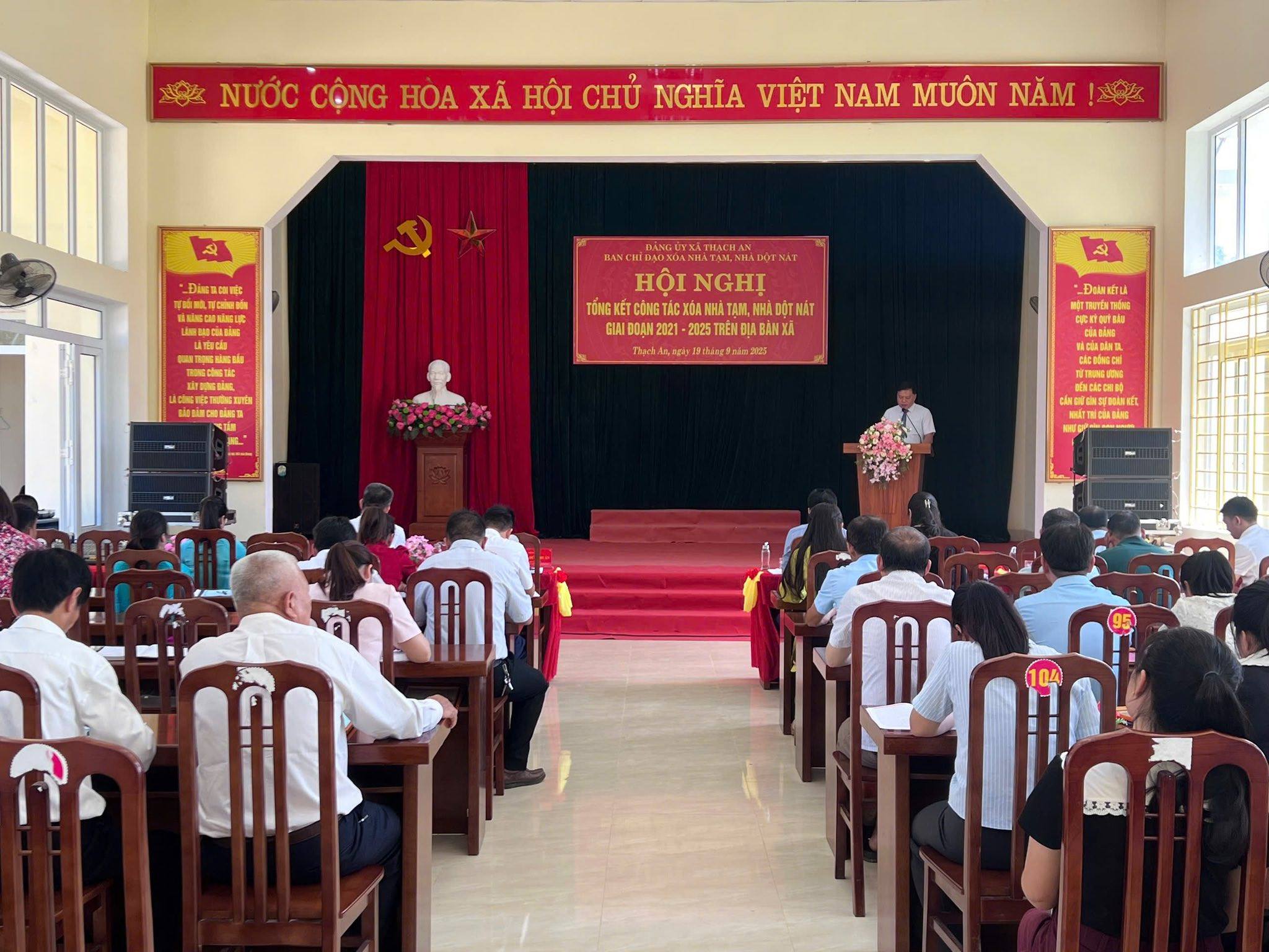 Xã Thạch An hoàn thành mục tiêu xóa nhà tạm, nhà dột nát giai đoạn 2021 – 2025