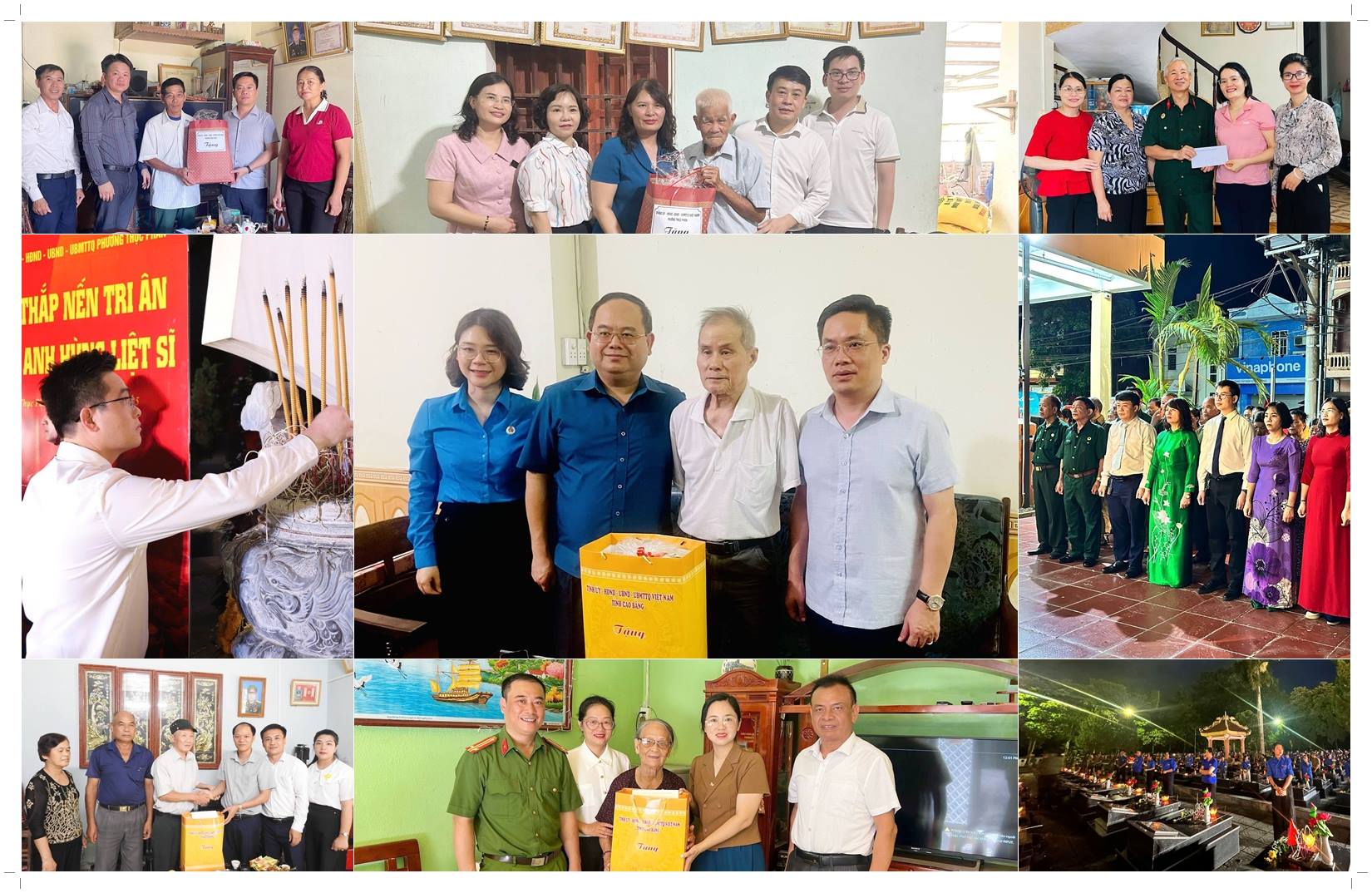 Phường Thục Phán tổ chức nhiều hoạt động quan tâm chăm lo các gia đình chính sách
