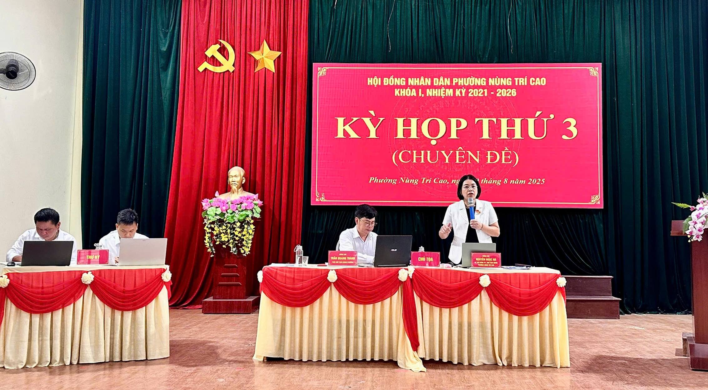 HĐND phường Nùng Trí Cao tổ chức Kỳ họp thứ 3 (Chuyên đề)