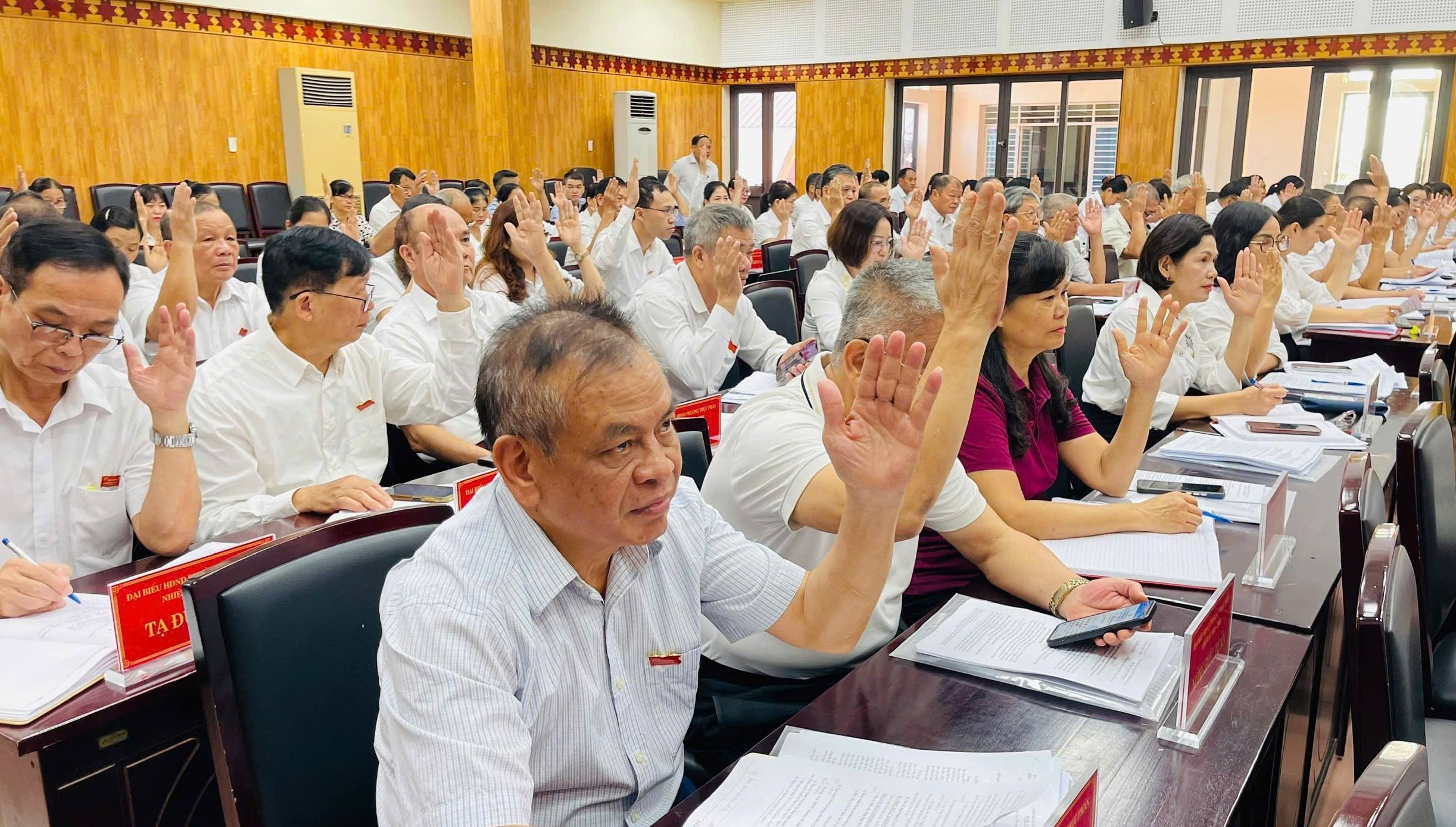Kỳ họp thứ 3, HĐND phường Thục Phán khóa I, nhiệm kỳ 2021-2026 thành công tốt đẹp