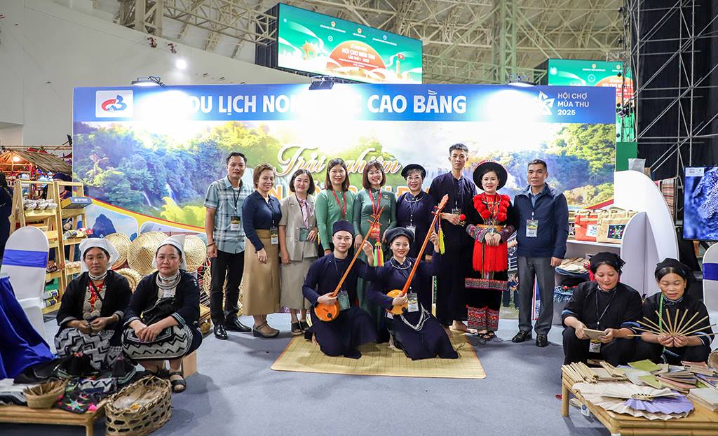 Trải nghiệm không gian “Cao Bằng – 4 mùa sản vật” tại Hội chợ mùa Thu năm 2025
