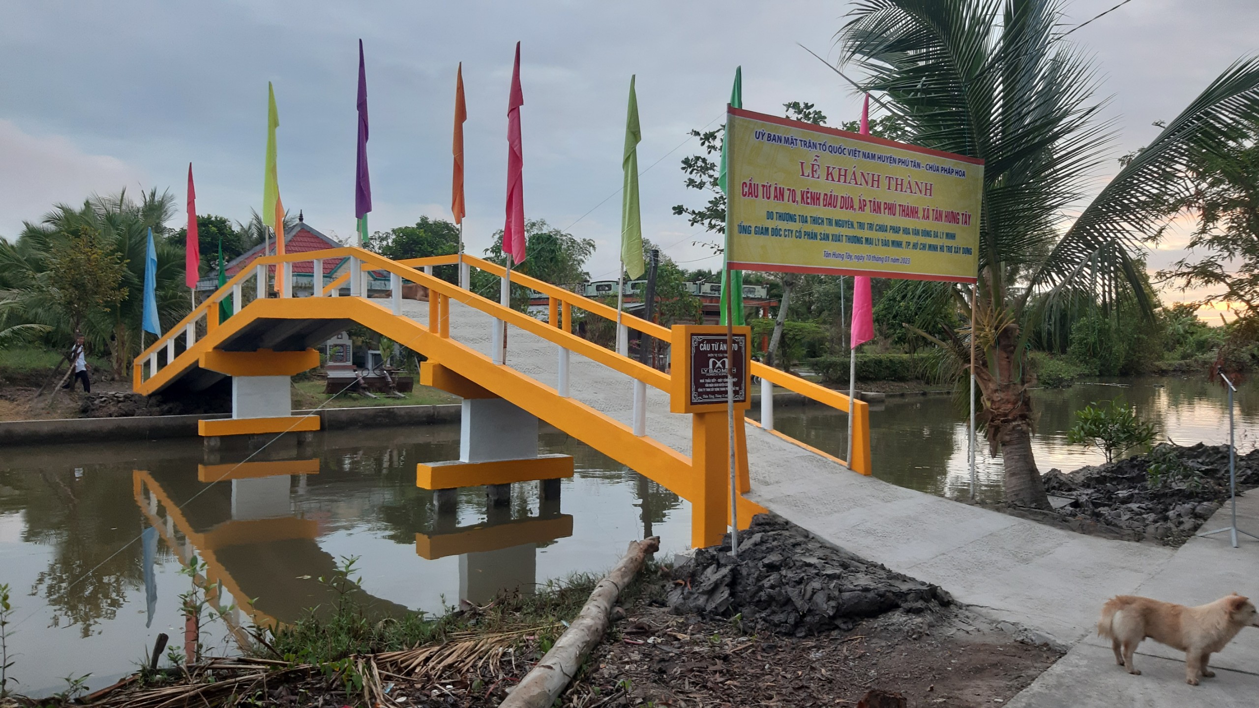 Lễ khánh thành cầu Từ Ân 70
