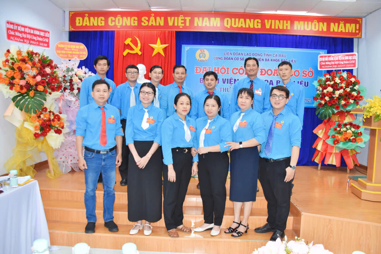 Bệnh viện Đa khoa Bạc Liêu: Tổ chức Đại hội Công đoàn cơ sở lần thứ XVII, nhiệm kỳ 2025 - 2030