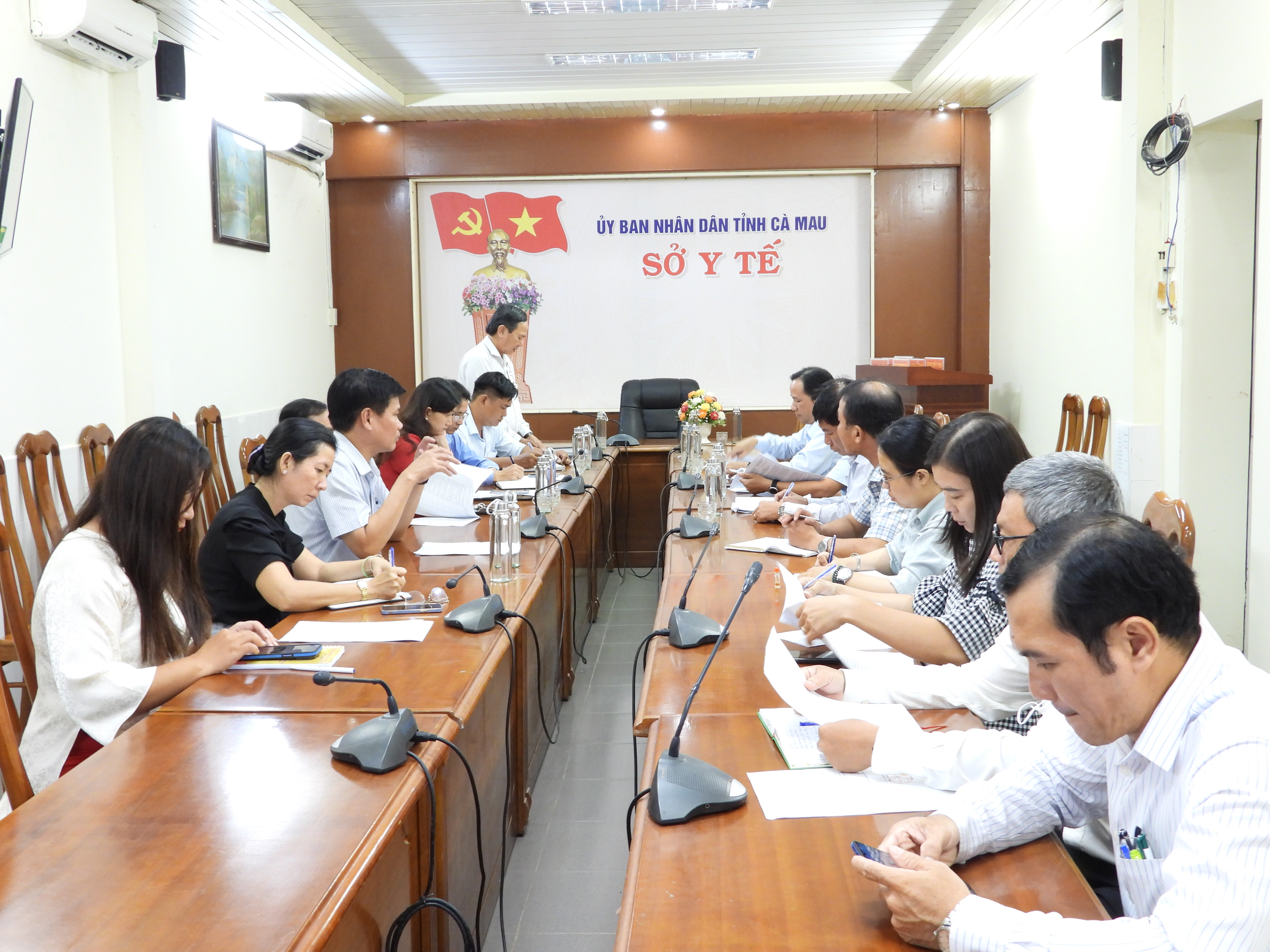 Họp đoàn kiểm tra liên ngành an toàn thực phẩm