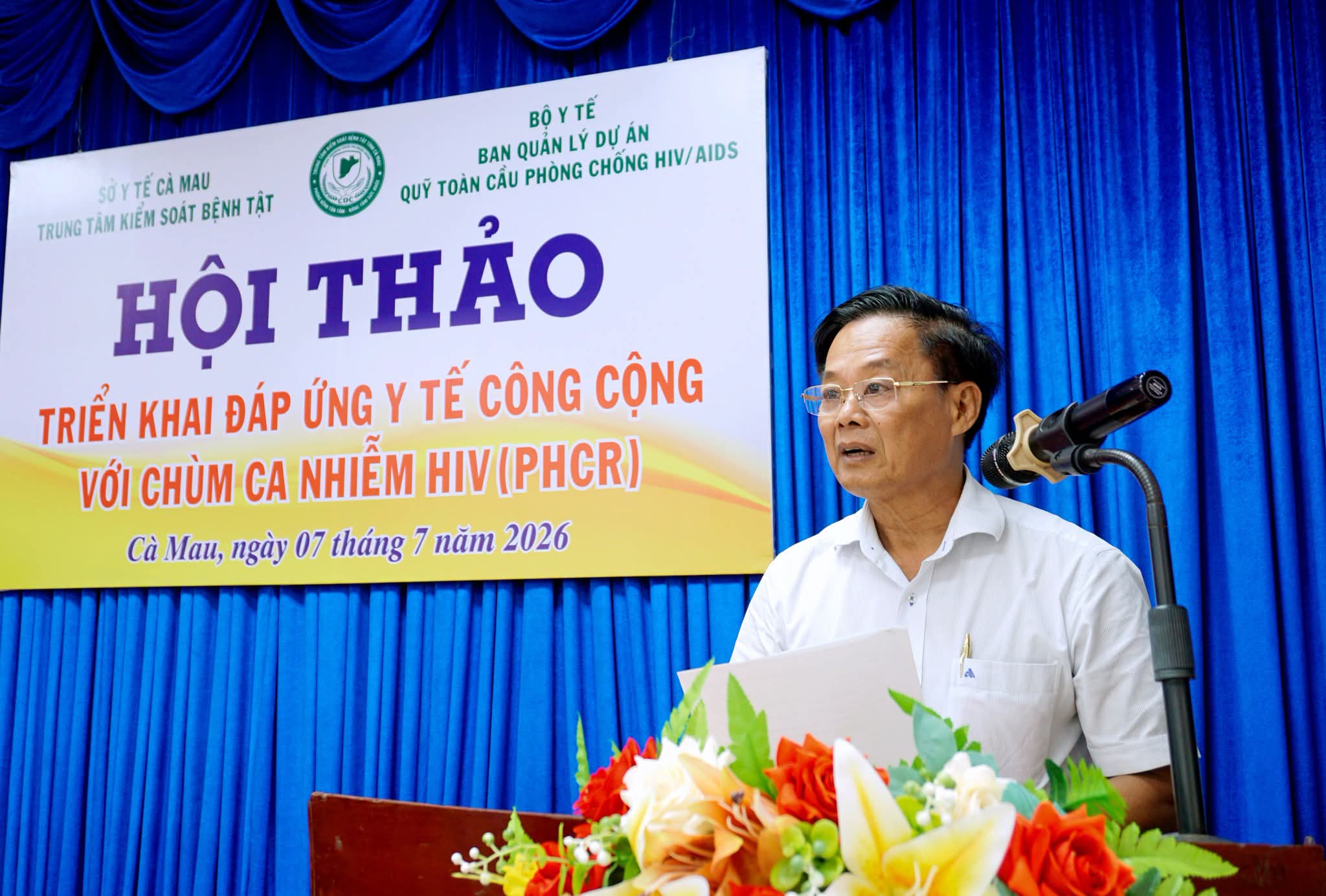 Cà Mau tổ chức Hội thảo đồng thuận Đáp ứng y tế công cộng với chùm ca nhiễm HIV