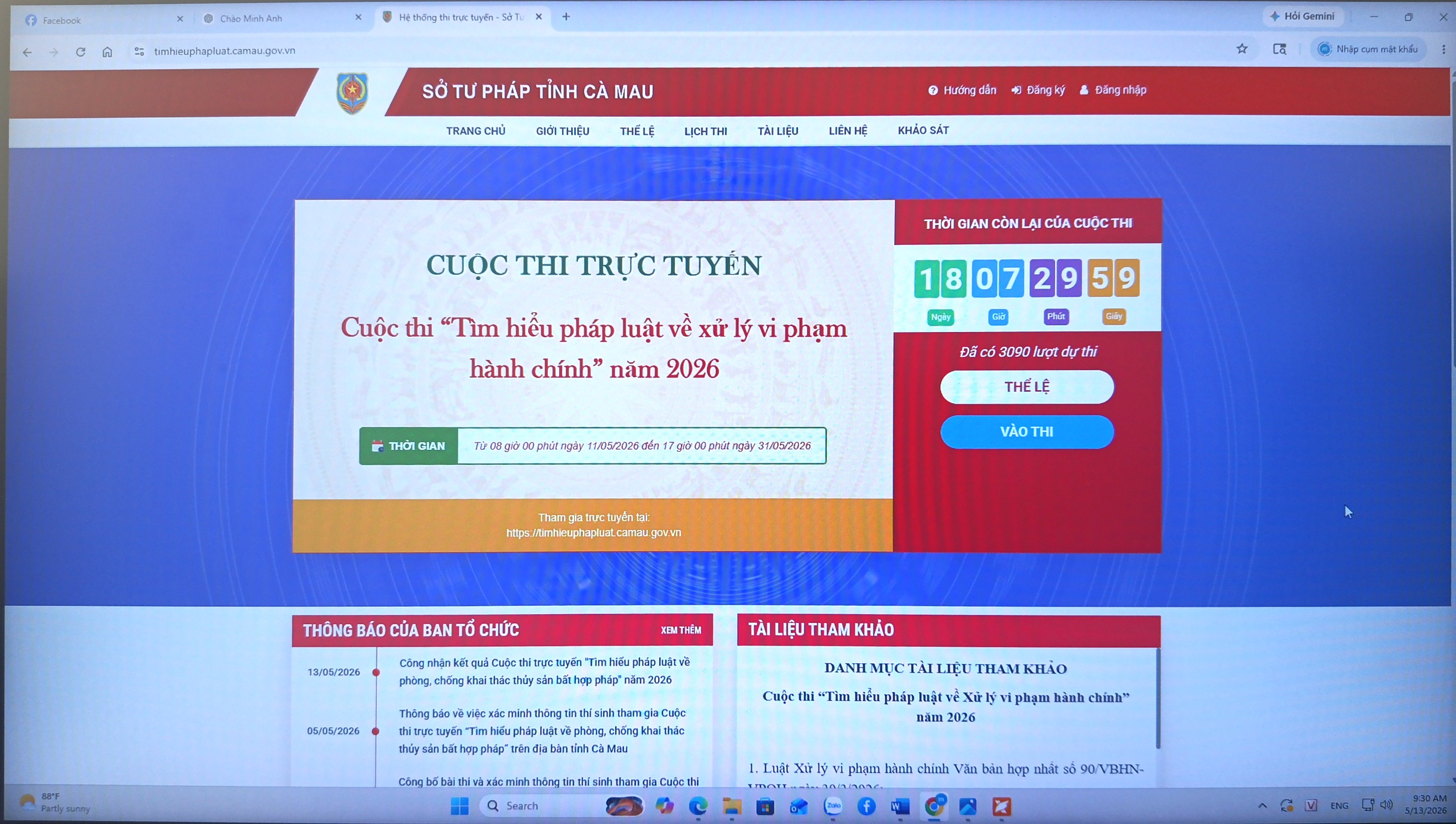 Ngành Y tế Cà Mau phát động cuộc thi tìm hiểu pháp luật  về xử lý vi phạm hành chính
