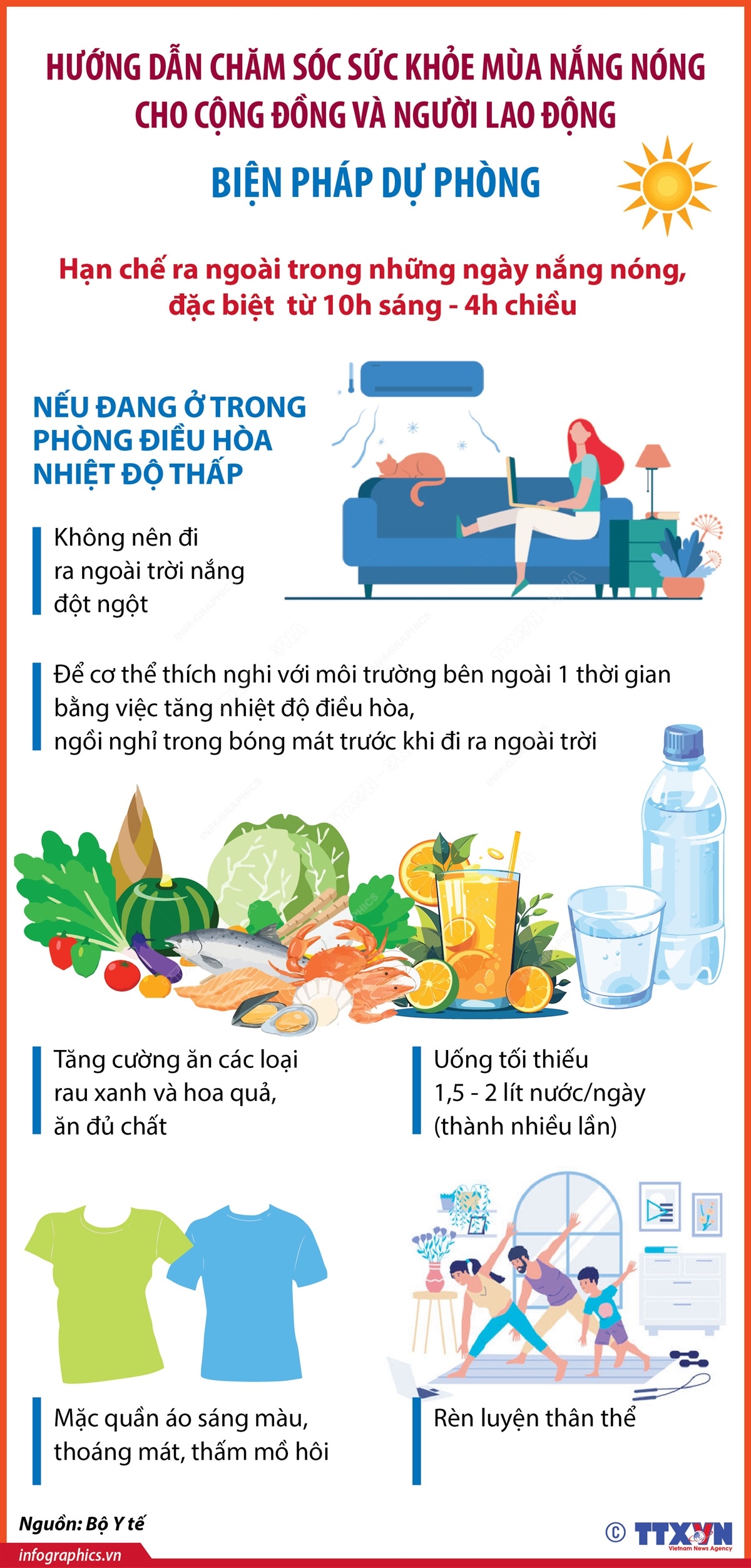 Tăng cường truyền thông bảo vệ sức khỏe cộng đồng và người lao động trước tác động của nắng nóng, hạn hán, xâm nhập mặn