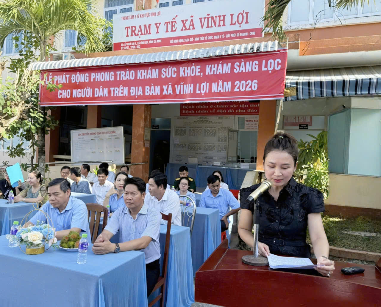 Xã Vĩnh Lợi phát động phong trào khám sức khỏe, khám sàng lọc cho người dân năm 2026
