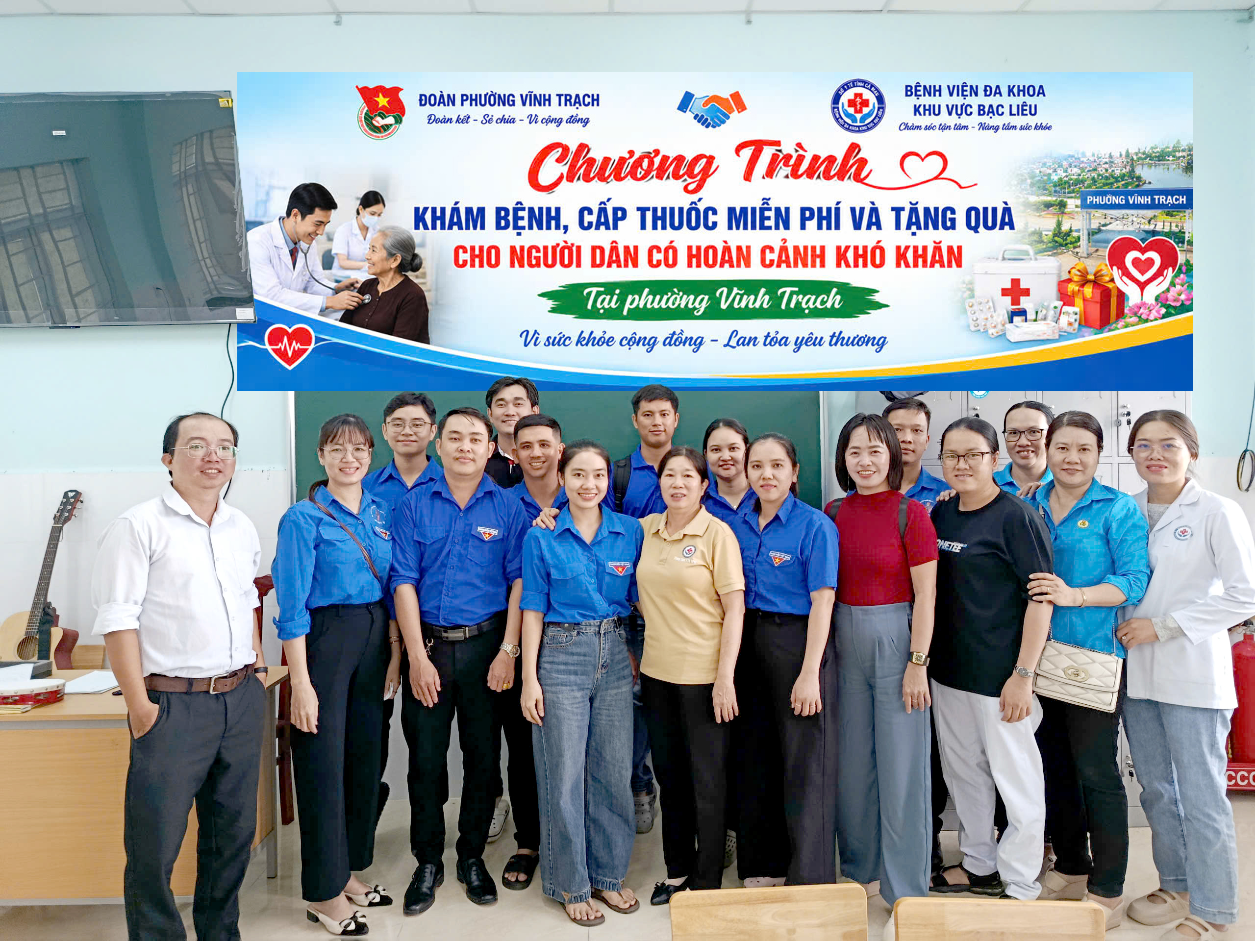 Bệnh viện đa khoa khu vực Bạc Liêu khám bệnh, cấp thuốc miễn phí cho người dân có hoàn cảnh khó khăn