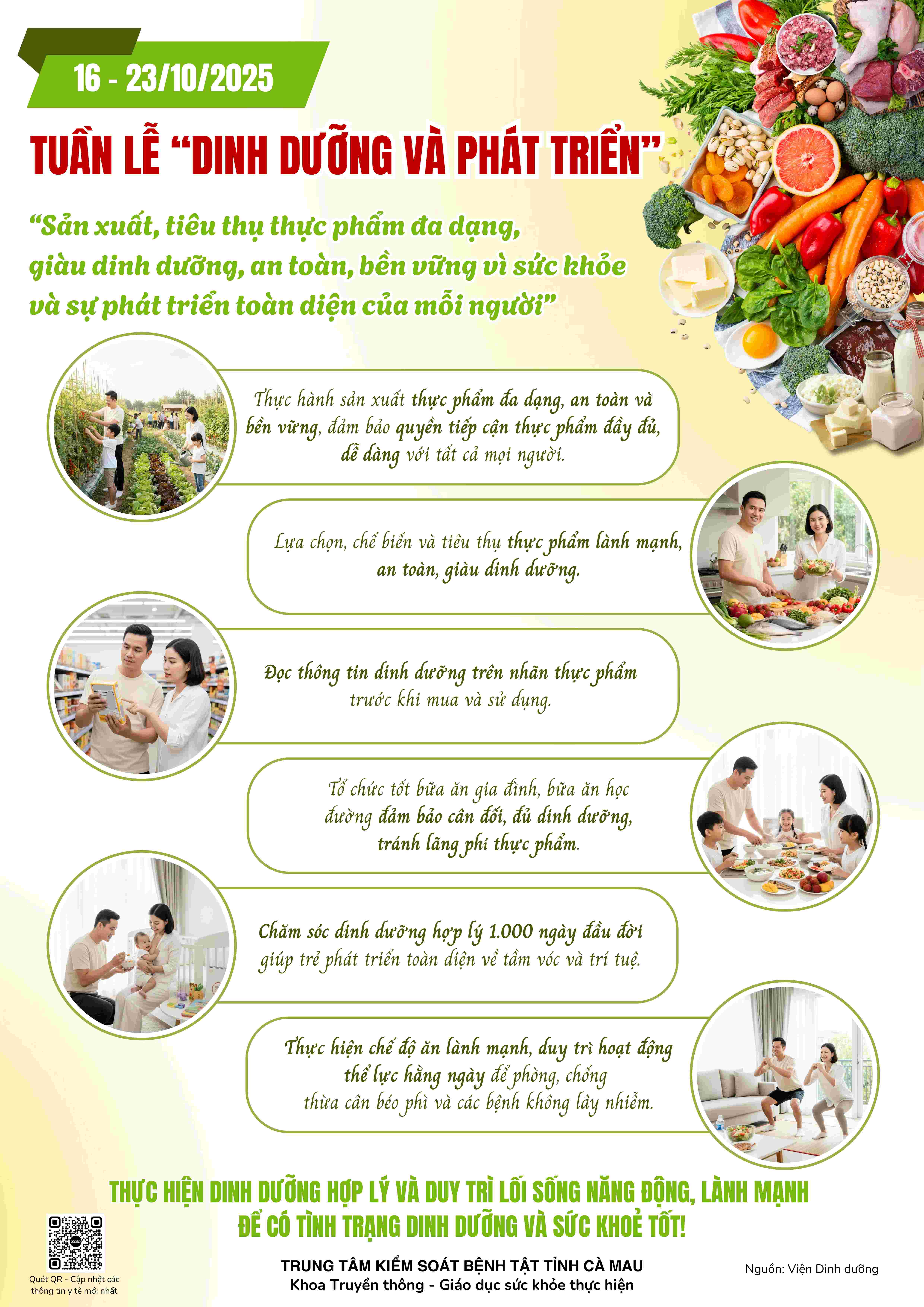 Tuần lễ Dinh dưỡng và Phát triển năm 2025: Chung tay vì thực phẩm tốt hơn và tương lai tốt đẹp hơn