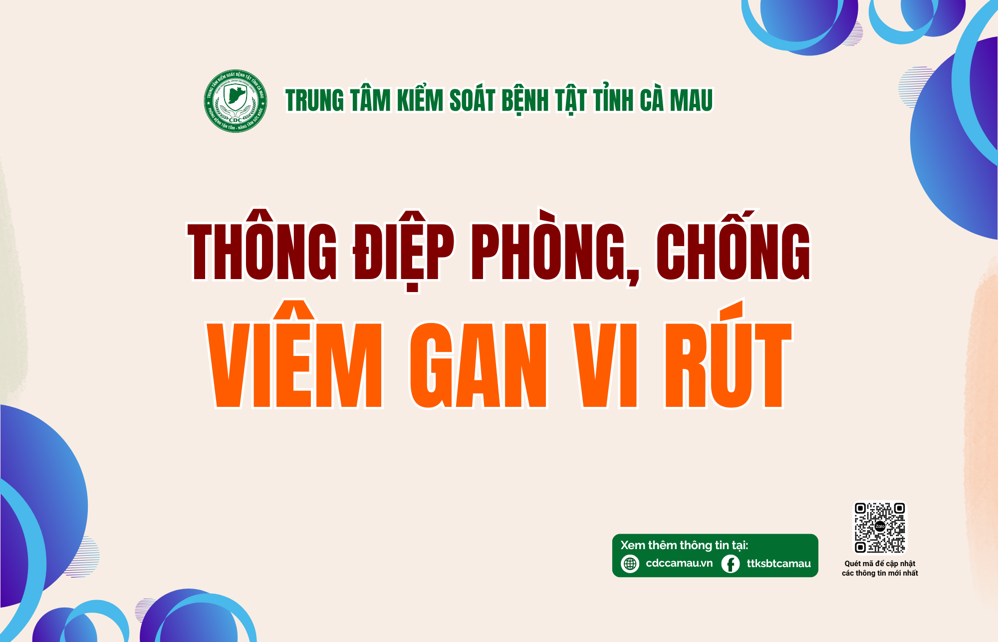 Thông điệp phòng, chống viêm gan vi rút