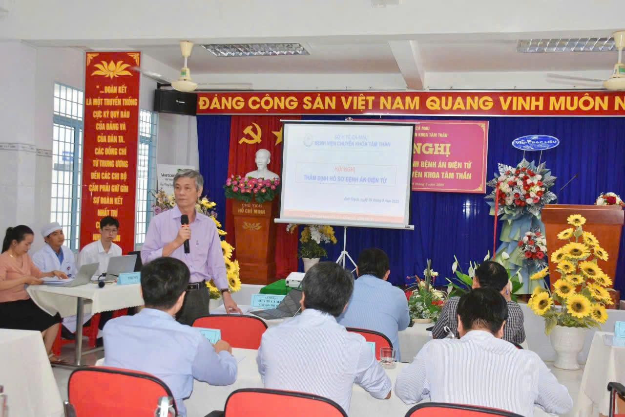 Thẩm định Hồ sơ bệnh án điện tử tại Bệnh viện Chuyên khoa Tâm thần Bạc Liêu