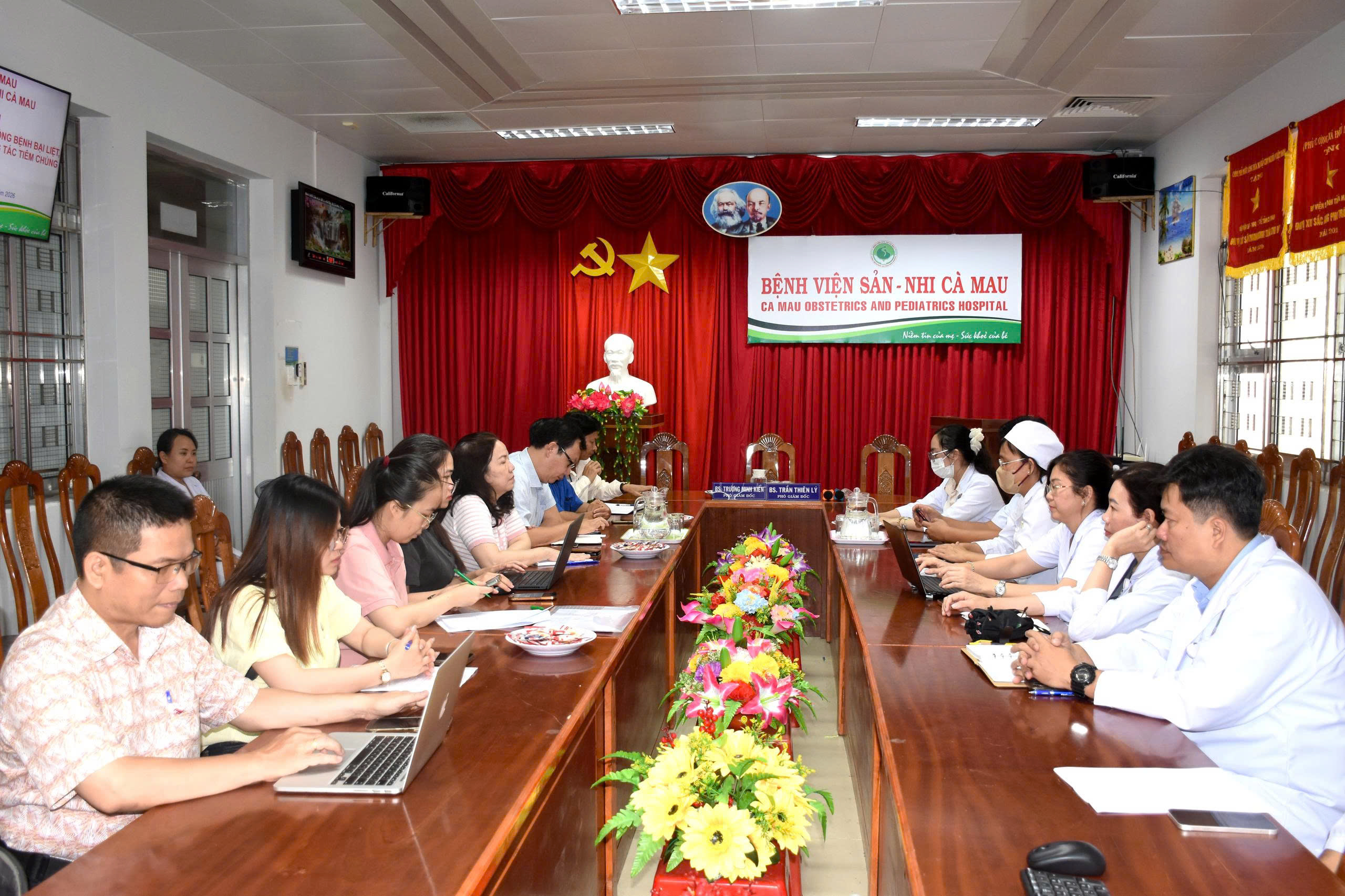 Viện Pasteur TP. Hồ Chí Minh giám sát công tác phòng, chống bệnh bại liệt, liệt mềm cấp và tiêm chủng tại Bệnh viện Sản – Nhi Cà Mau