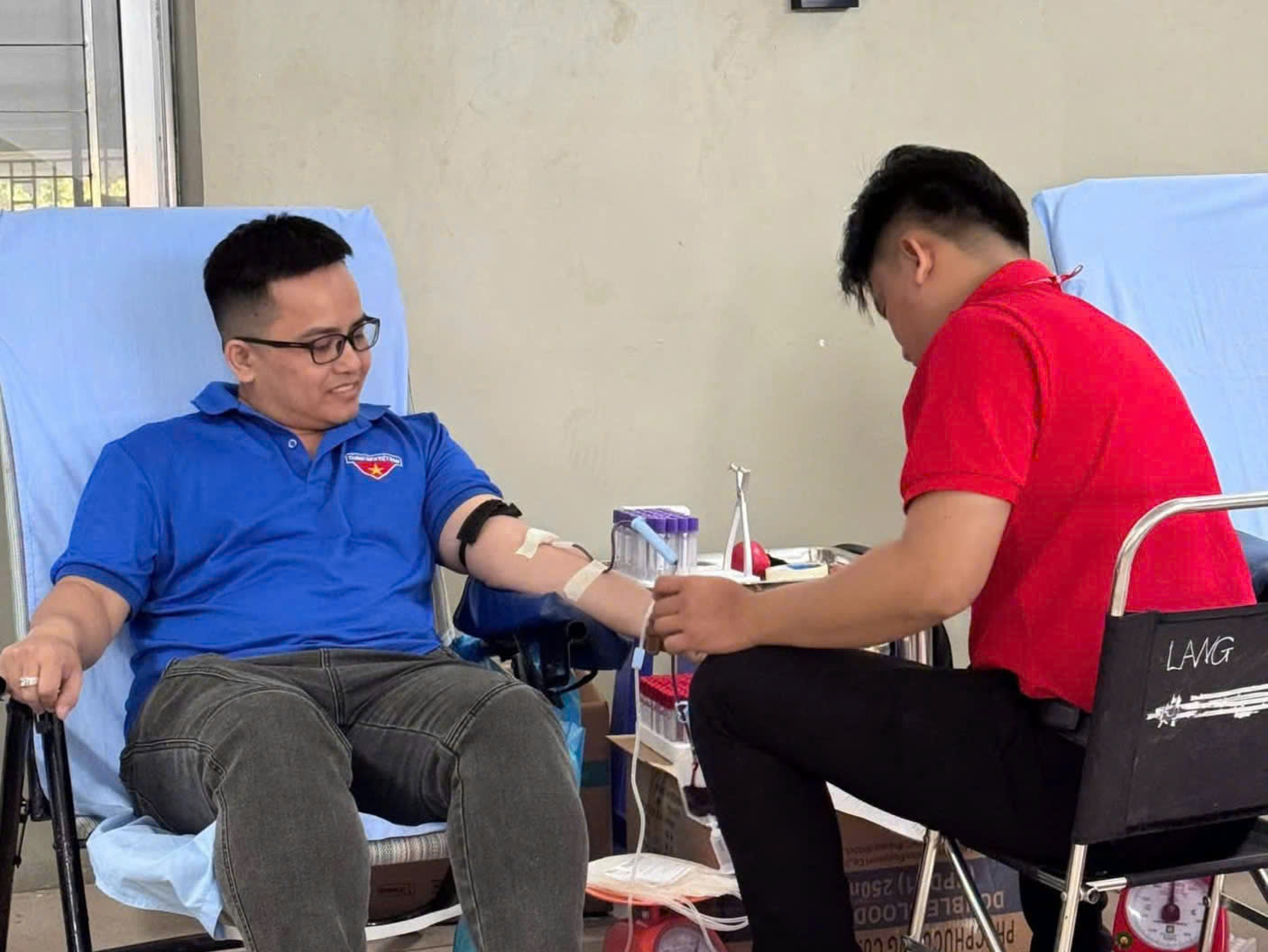 Hiến máu tình nguyện tại Bệnh viện Sản - Nhi Cà Mau