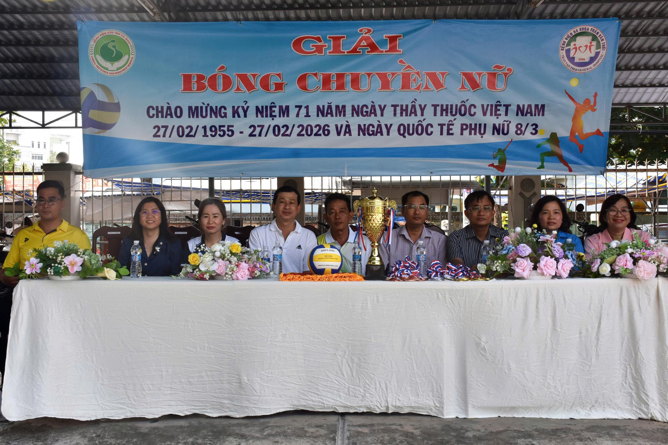 Khai mạc Giải bóng chuyền nữ ngành Y tế