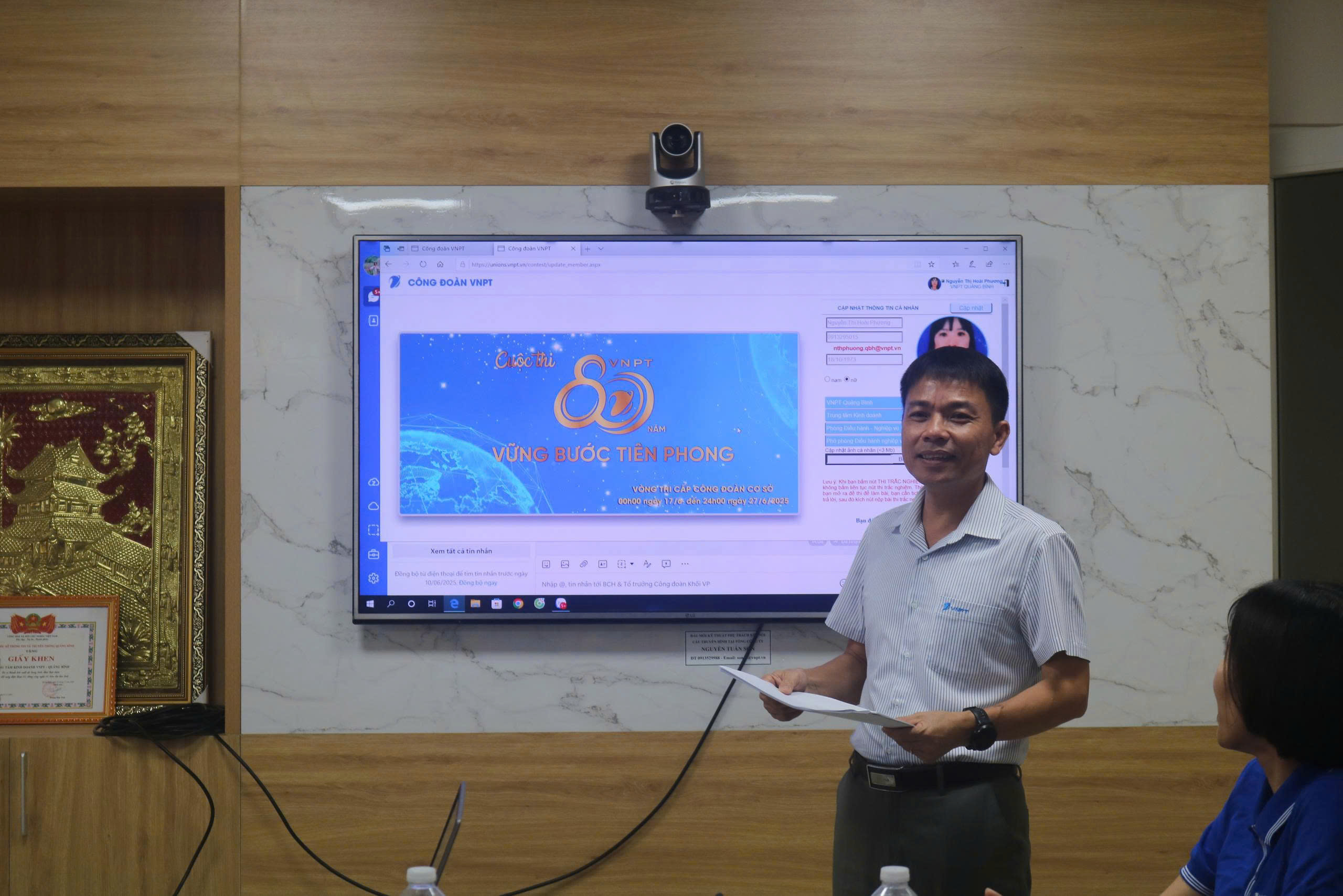 Công đoàn VNPT Quảng Bình hưởng ứng Cuộc thi “VNPT 80 năm – Vững bước tiên phong”