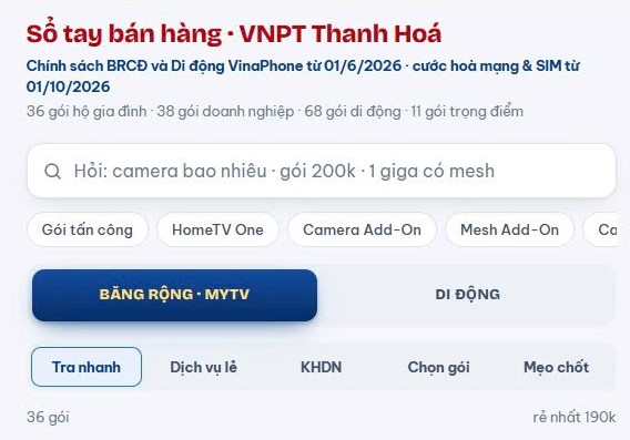 Từ bảng giá Excel đến công cụ bán hàng số