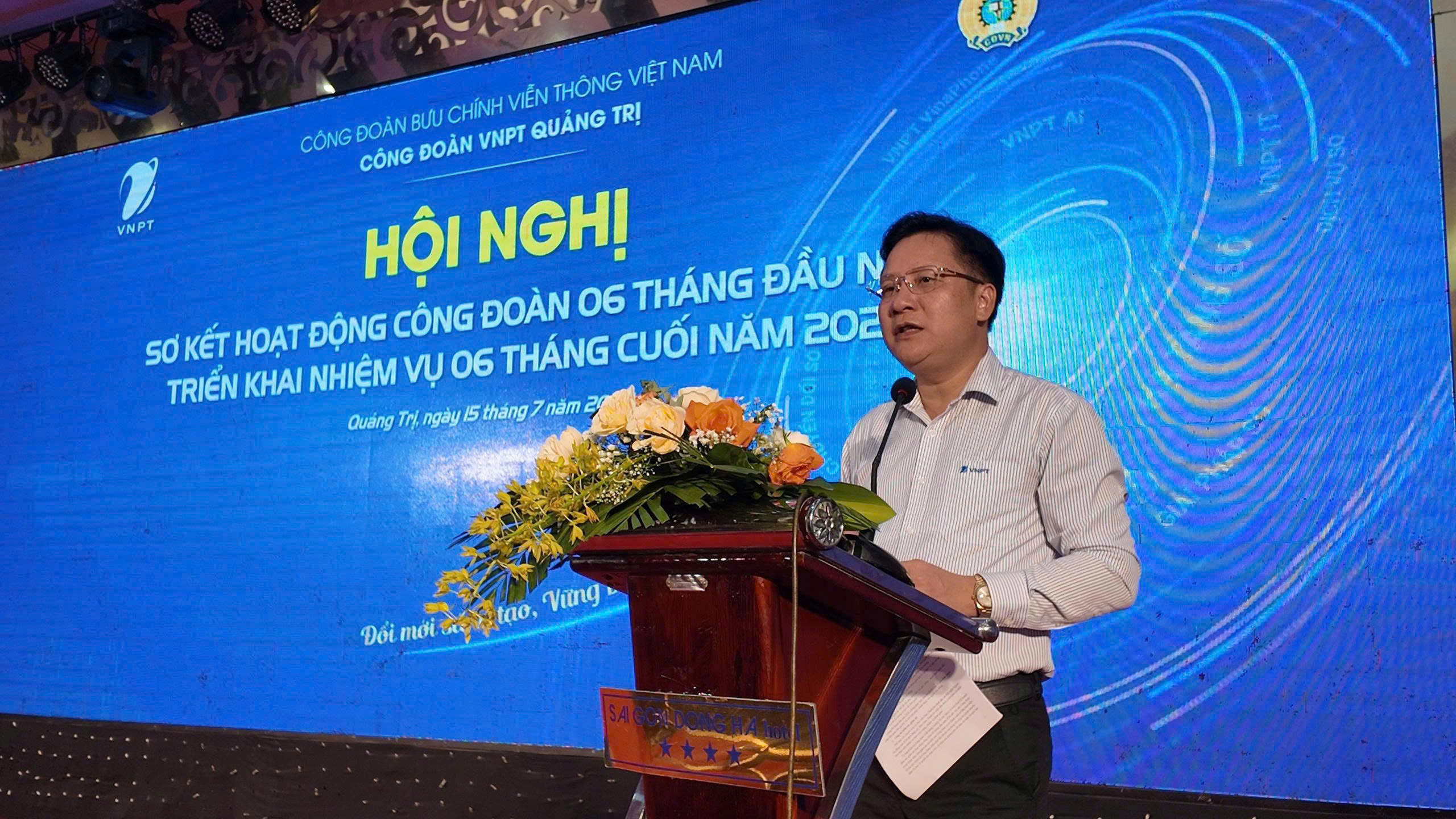 Công đoàn VNPT Quảng Trị sơ kết hoạt động công đoàn 6 tháng đầu năm và triển khai công tác 6 tháng cuối năm 2026