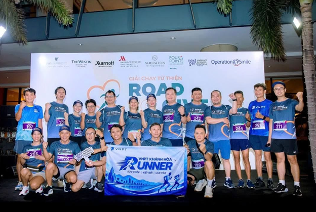 CBCNV VNPT Khánh Hòa tham gia chương trình chạy bộ thiện nguyện Road to Give 2026