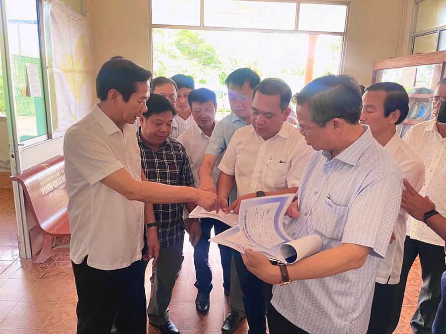Lãnh đạo thành phố Cần Thơ khảo sát chuẩn bị vận hành các đơn vị hành chính cấp xã sau sắp xếp