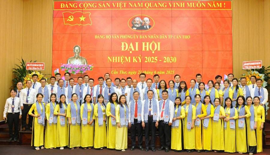 Đại hội Đảng bộ Văn phòng UBND TP Cần Thơ, nhiệm kỳ 2025 – 2030: Khẳng định tinh thần đổi mới, sáng tạo trong giai đoạn phát triển mới
