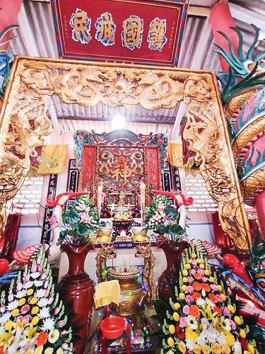 Đình thần Tân Lộc Tây ở cù lao Tân Lộc