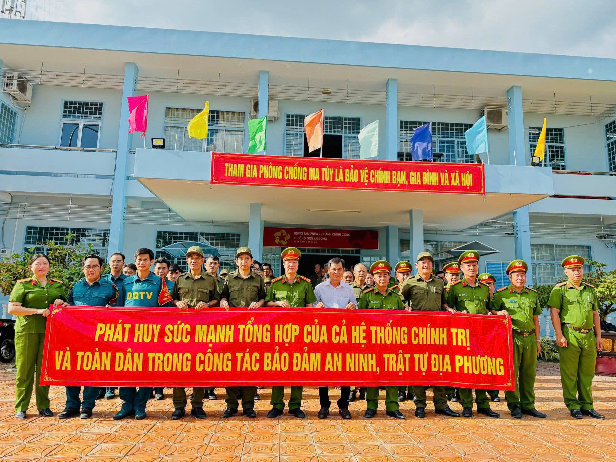 Phường Thới An Đông ra quân cao điểm tấn công, trấn áp tội phạm, bảo đảm an ninh trật tự phục vụ các sự kiện chính trị trọng đại