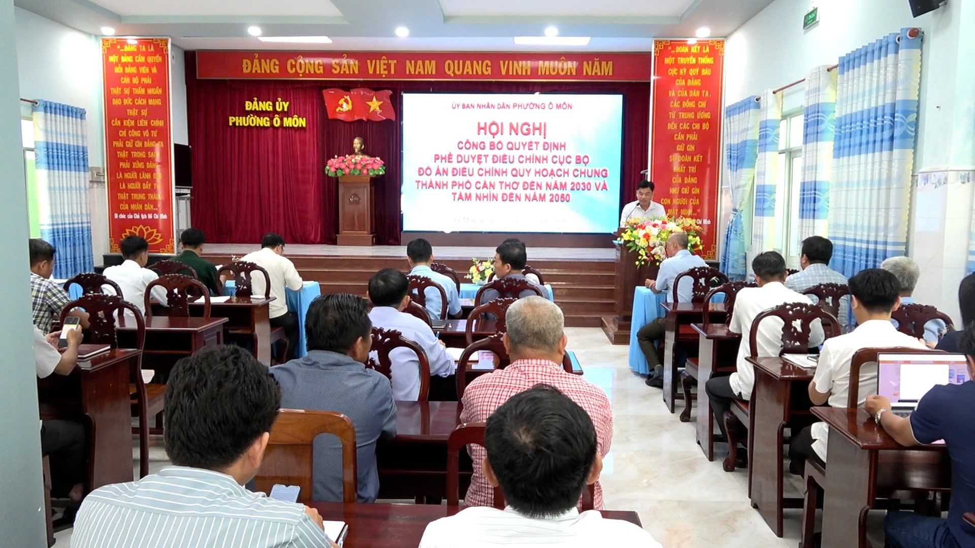 ỦY BAN NHÂN DÂN PHƯỜNG Ô MÔN CÔNG BỐ CÁC QUYẾT ĐỊNH ĐIỀU CHỈNH CỤC BỘ QUY HOẠCH CHUNG TPCT ĐẾN NĂM 2030 VÀ TẦM NHÌM NĂM 2050