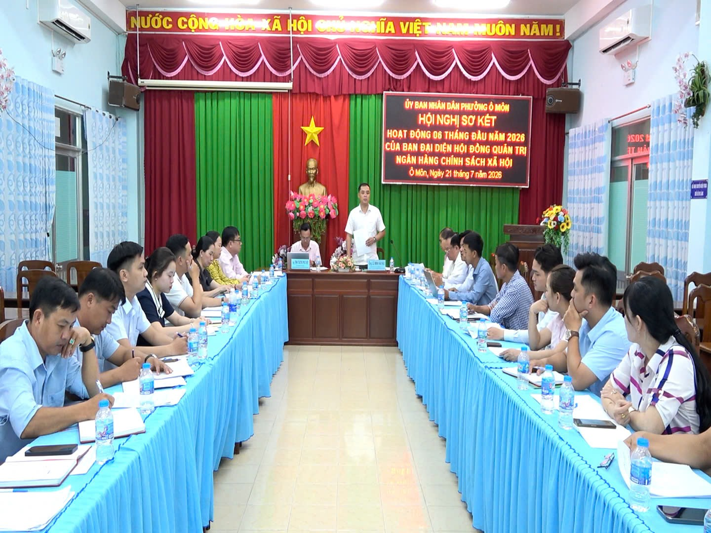 HỘI NGHỊ SƠ KẾT HOẠT ĐỘNG 06 THÁNG ĐẦU NĂM 2026, CỦA BAN ĐẠI DIỆN HỘI ĐỒNG QUẢN TRỊ NGÂN HÀNG CHÍNH SÁCH XÃ HỘI 