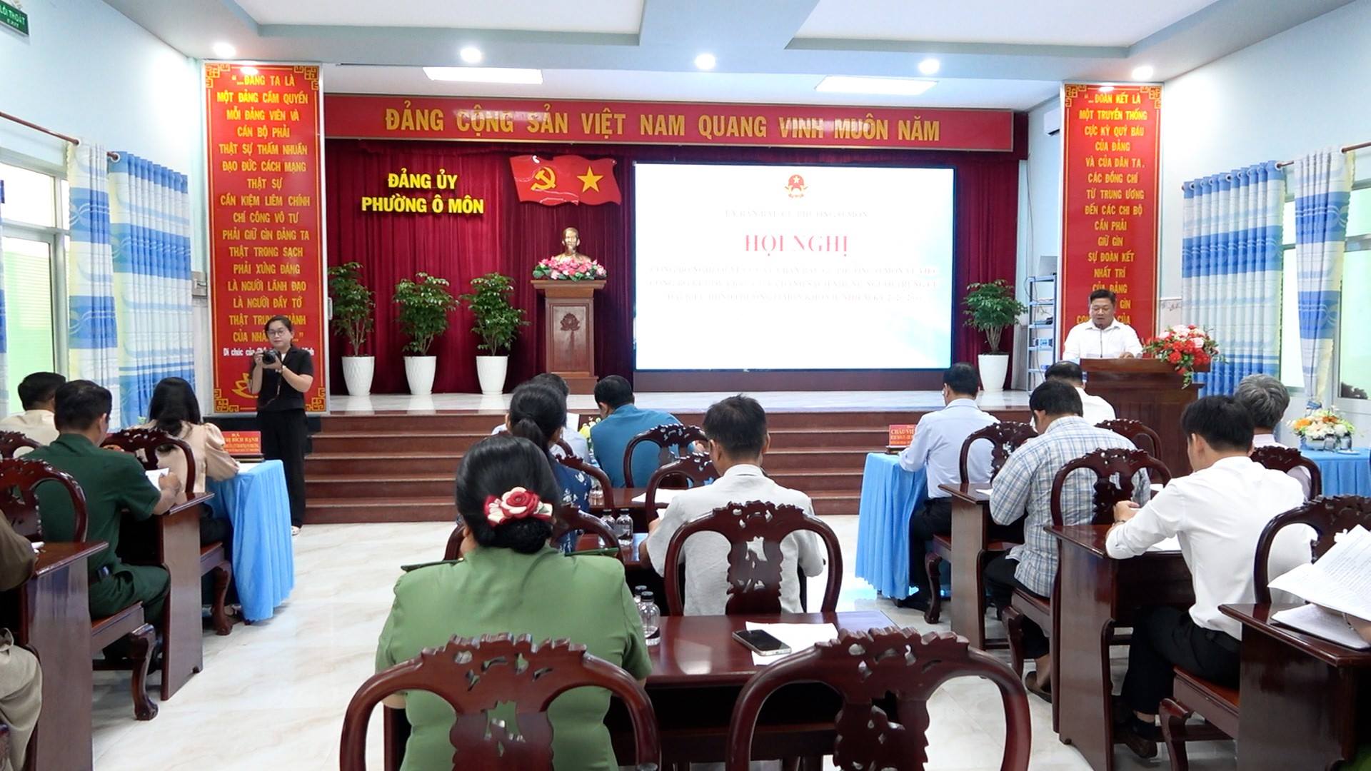 HỘI NGHỊ CÔNG BỐ KẾT QUẢ BẦU CỬ ĐẠI BIỂU HỘI ĐỒNG NHÂN DÂN PHƯỜNG Ô MÔN NHIỆM KỲ 2026 – 2031