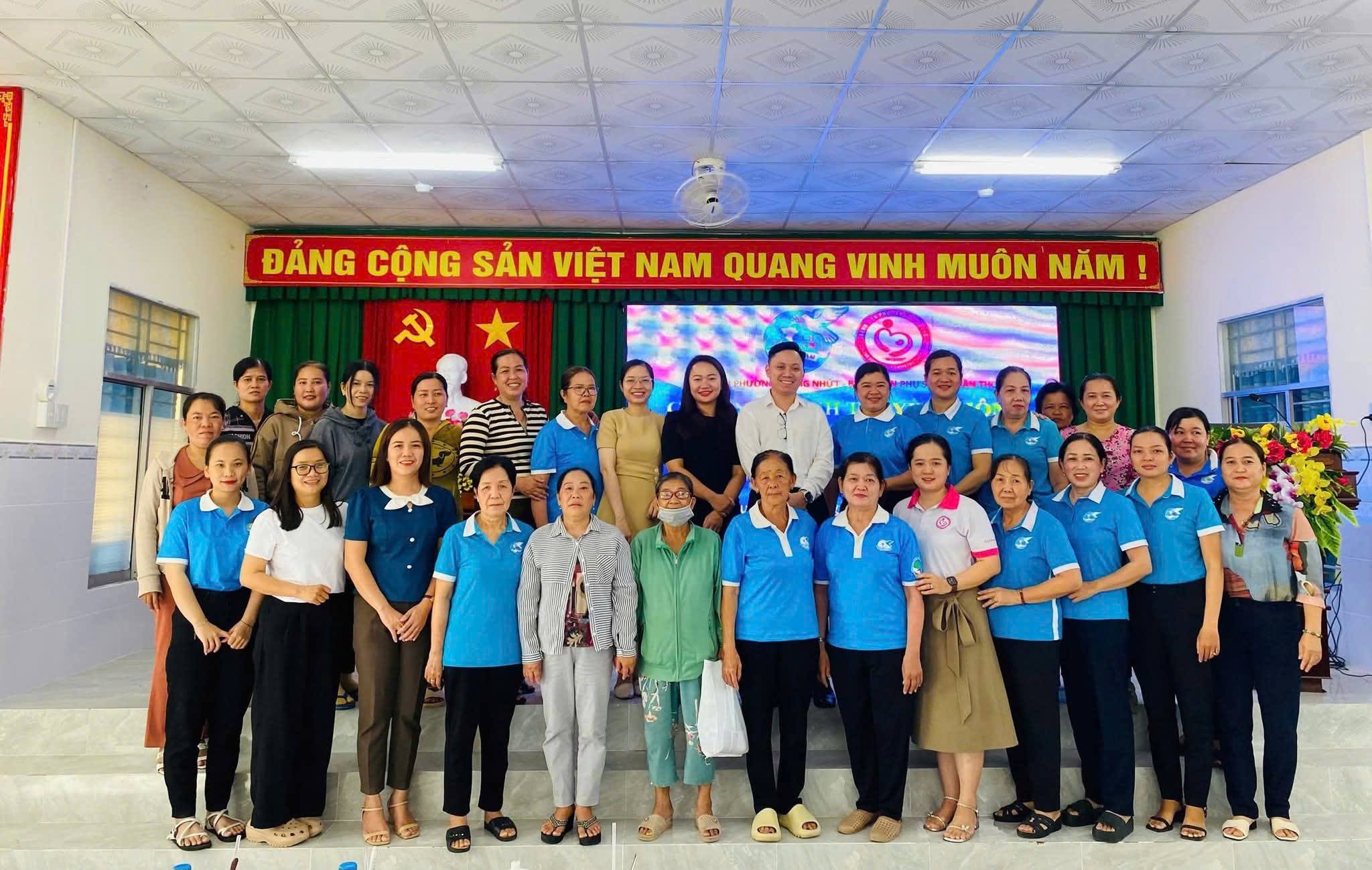 phường Trung Nhứt phối hợp cùng Bệnh viện phụ sản thành phố Cần Thơ tổ chức Chương trình truyền thông chăm sóc sức khỏe cho phụ nữ