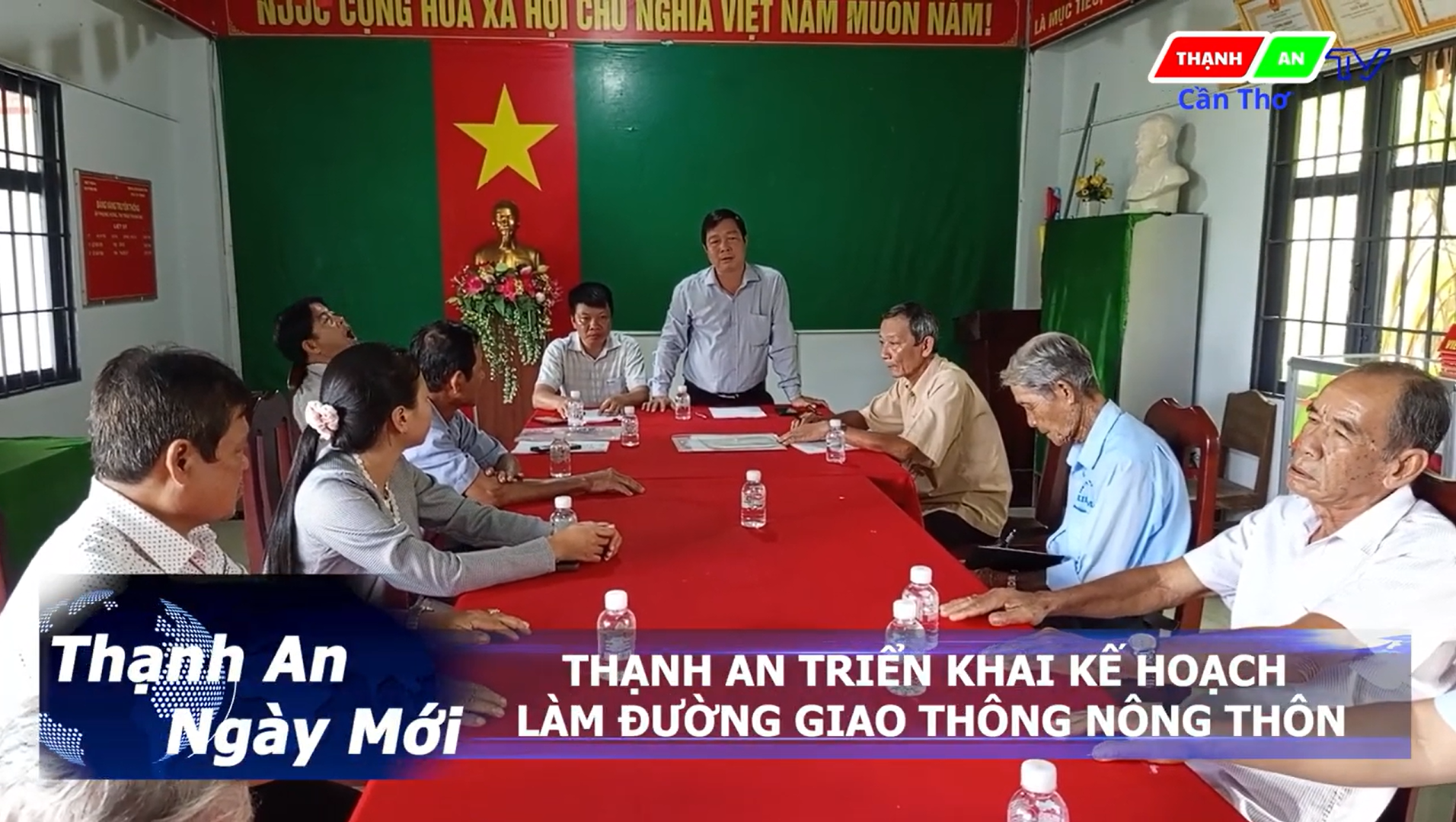 THẠNH AN TRIỂN KHAI KẾ HOẠCH LÀM ĐƯỜNG GIAO THÔNG NÔNG THÔN