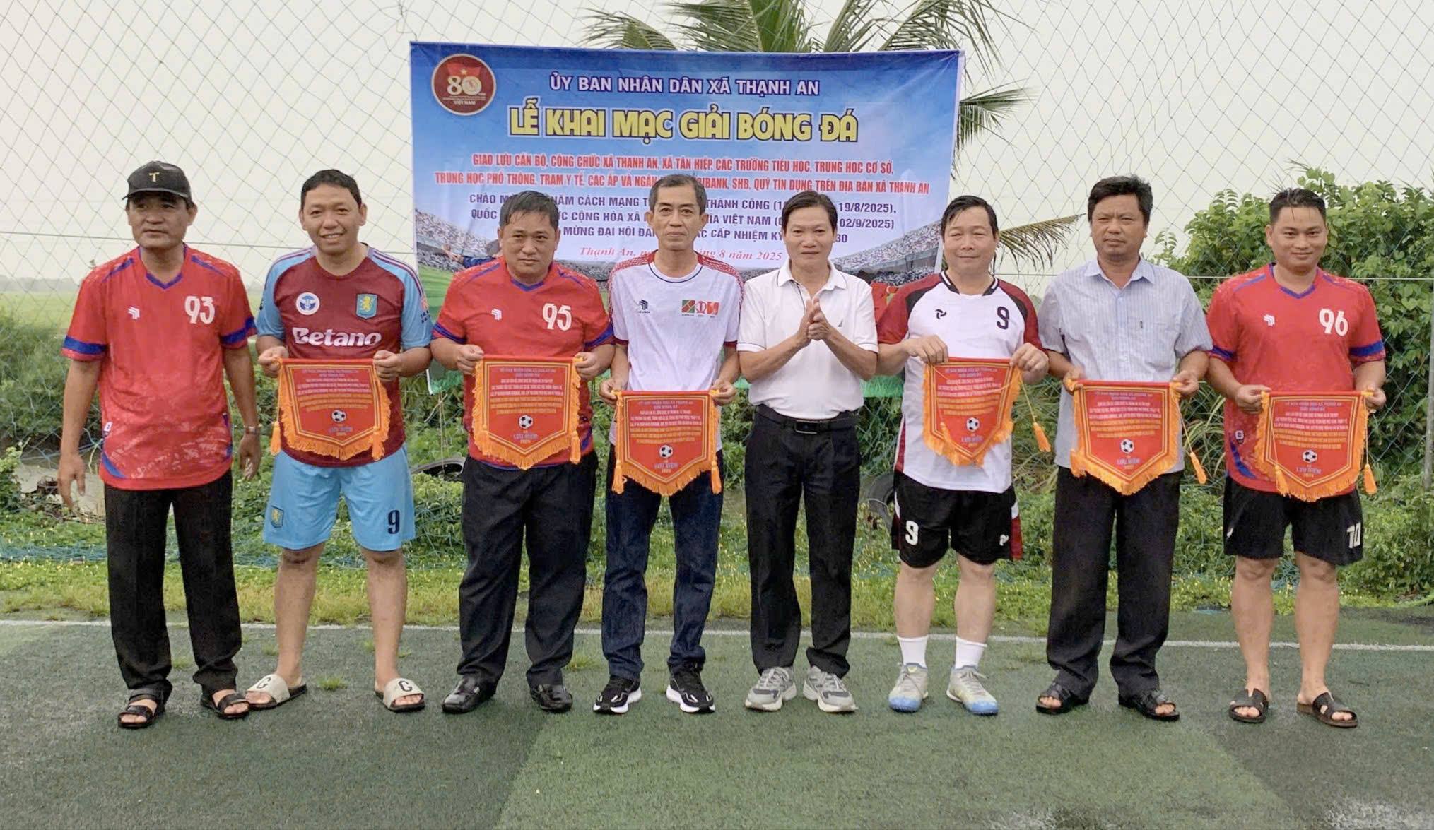 XÃ THẠNH AN: TỔ CHỨC GIẢI BÓNG ĐÁ CHÀO MỪNG KỶ NIỆM 80 NĂM CÁCH MẠNG THÁNG TÁM VÀ QUỐC KHÁNH 2/9/1945 -2/9/2025